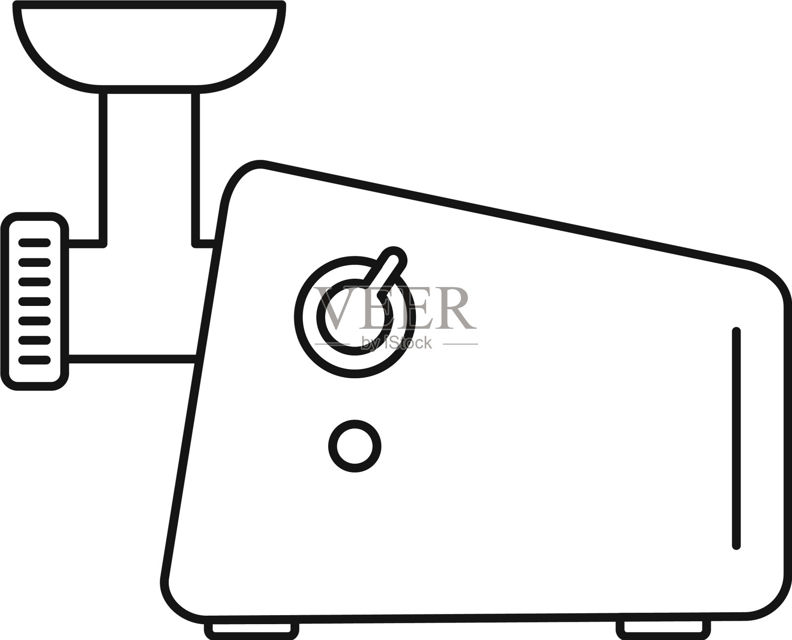 绞肉机图标轮廓风格设计元素图片