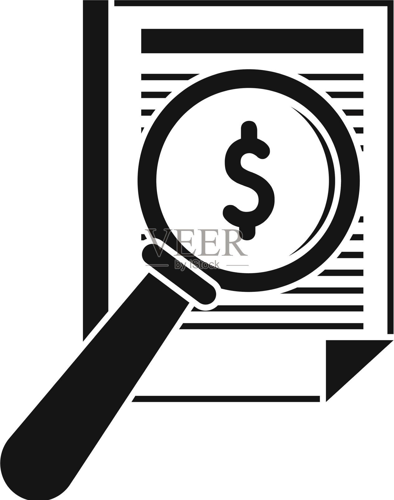 付款纸图标样式简单设计元素图片