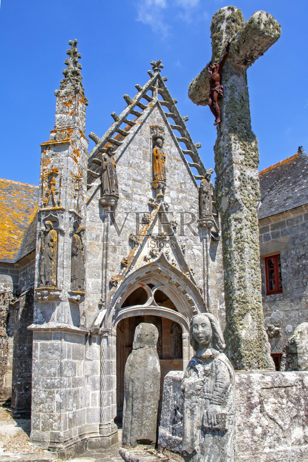 Primelin先生。圣图根教堂。Finistere。布列塔尼照片摄影图片