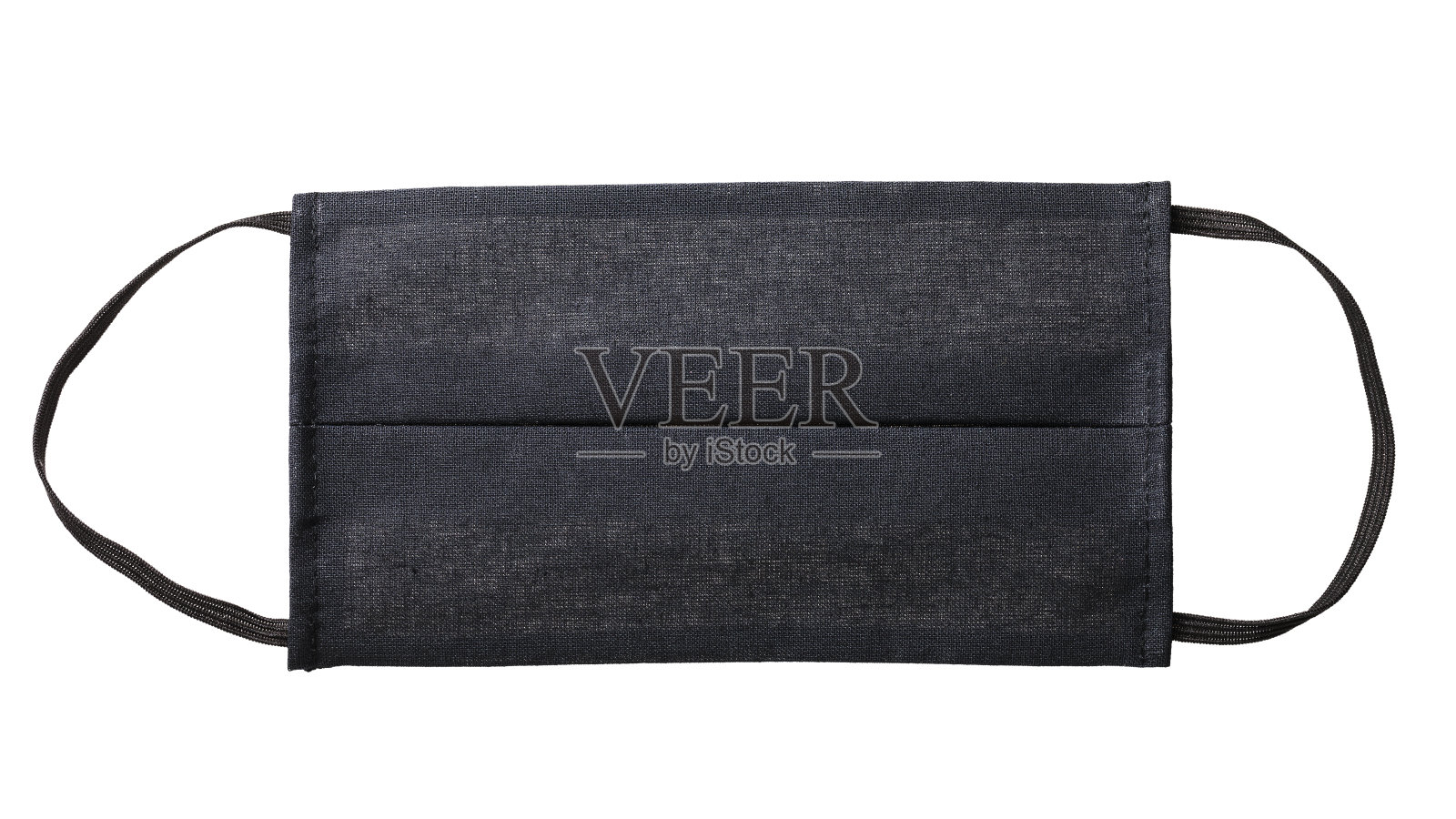 黑色医用口罩，白色背景。防范不同病毒照片摄影图片