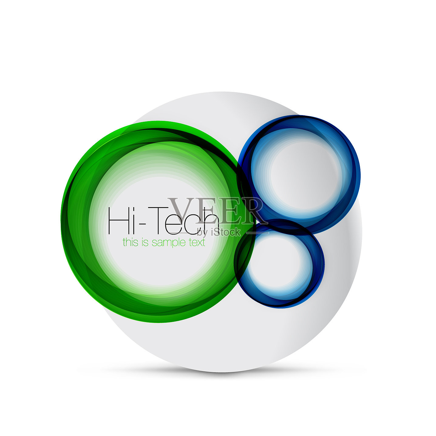 圆网页布局-数字技术球-网页设计元素图片