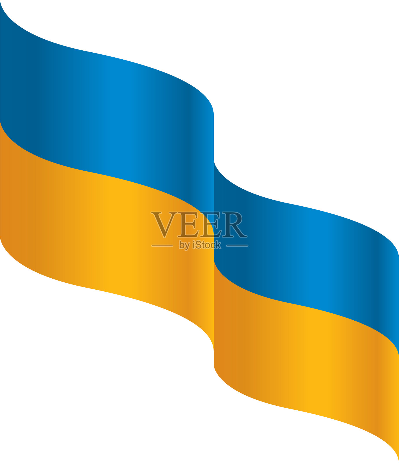 乌克兰国旗设计元素图片