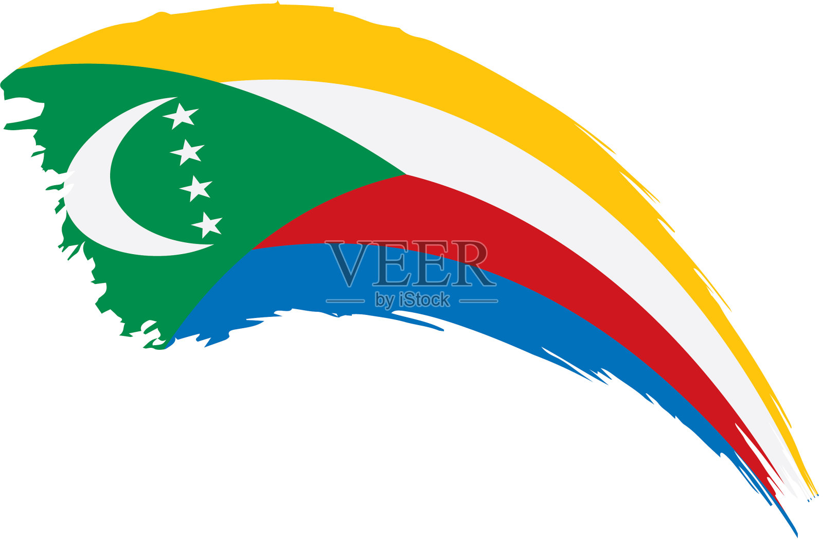 科摩罗国旗设计元素图片