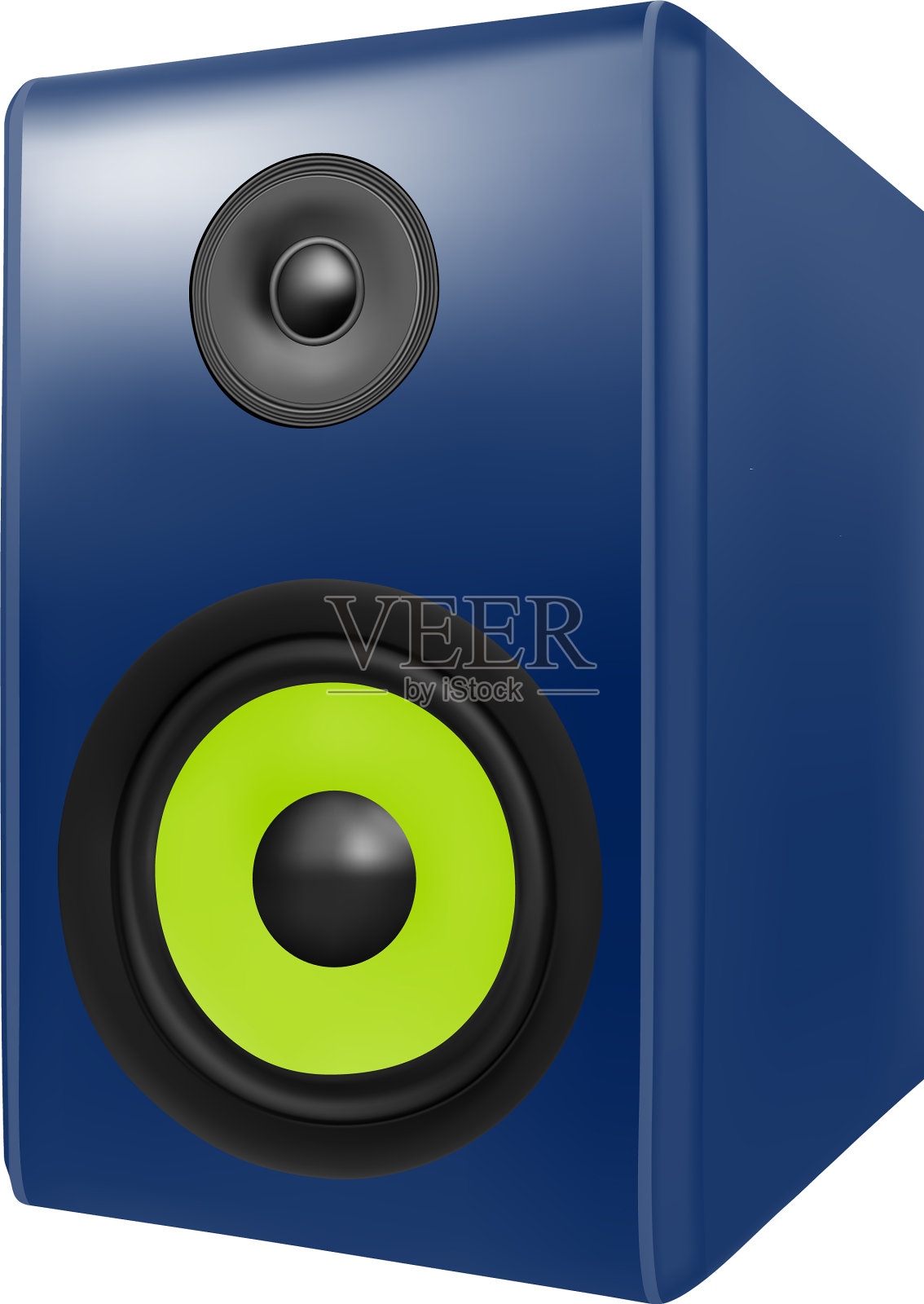 照片逼真的音频扬声器设计元素图片