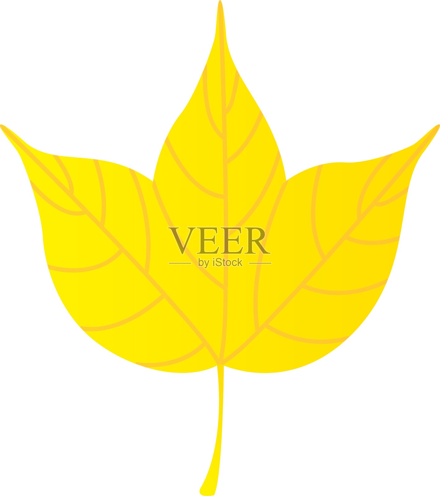 叶植物自然孤立图标设计元素图片