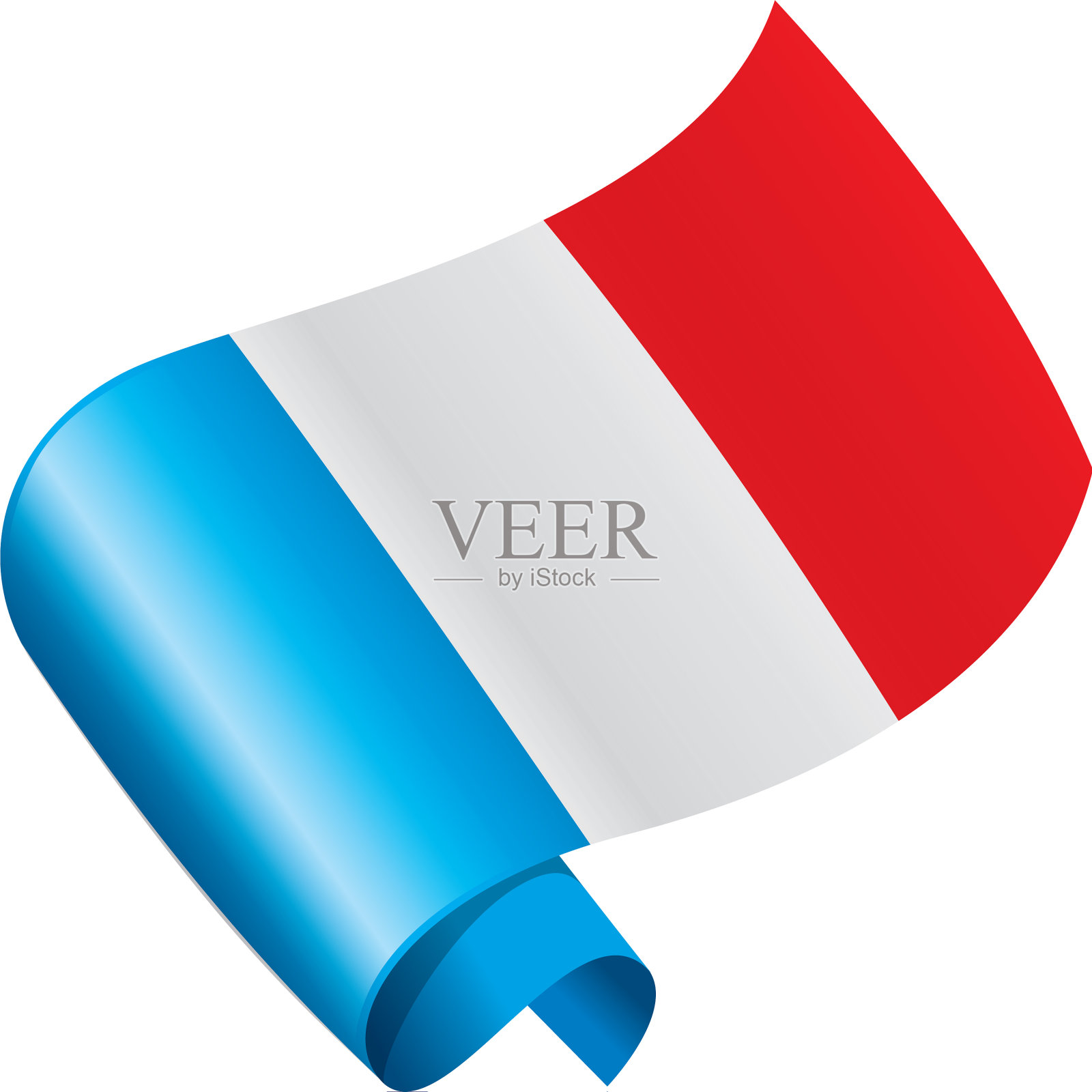 法国国旗设计元素图片