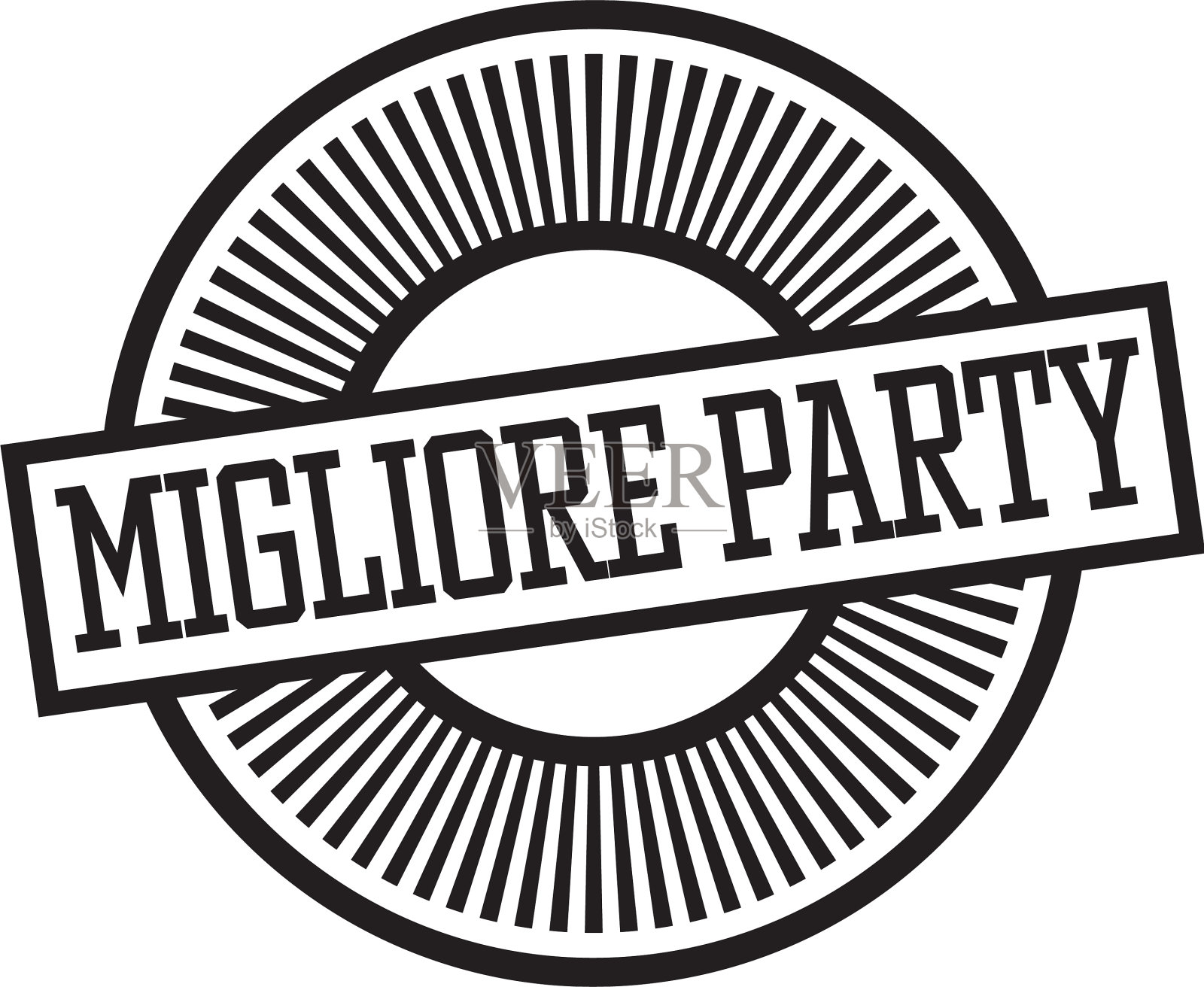 意大利最好的派对邮票设计元素图片