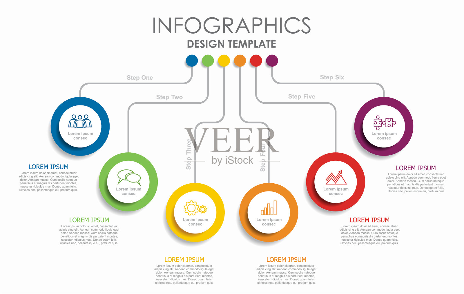 信息图设计模板与地方为您设计模板素材