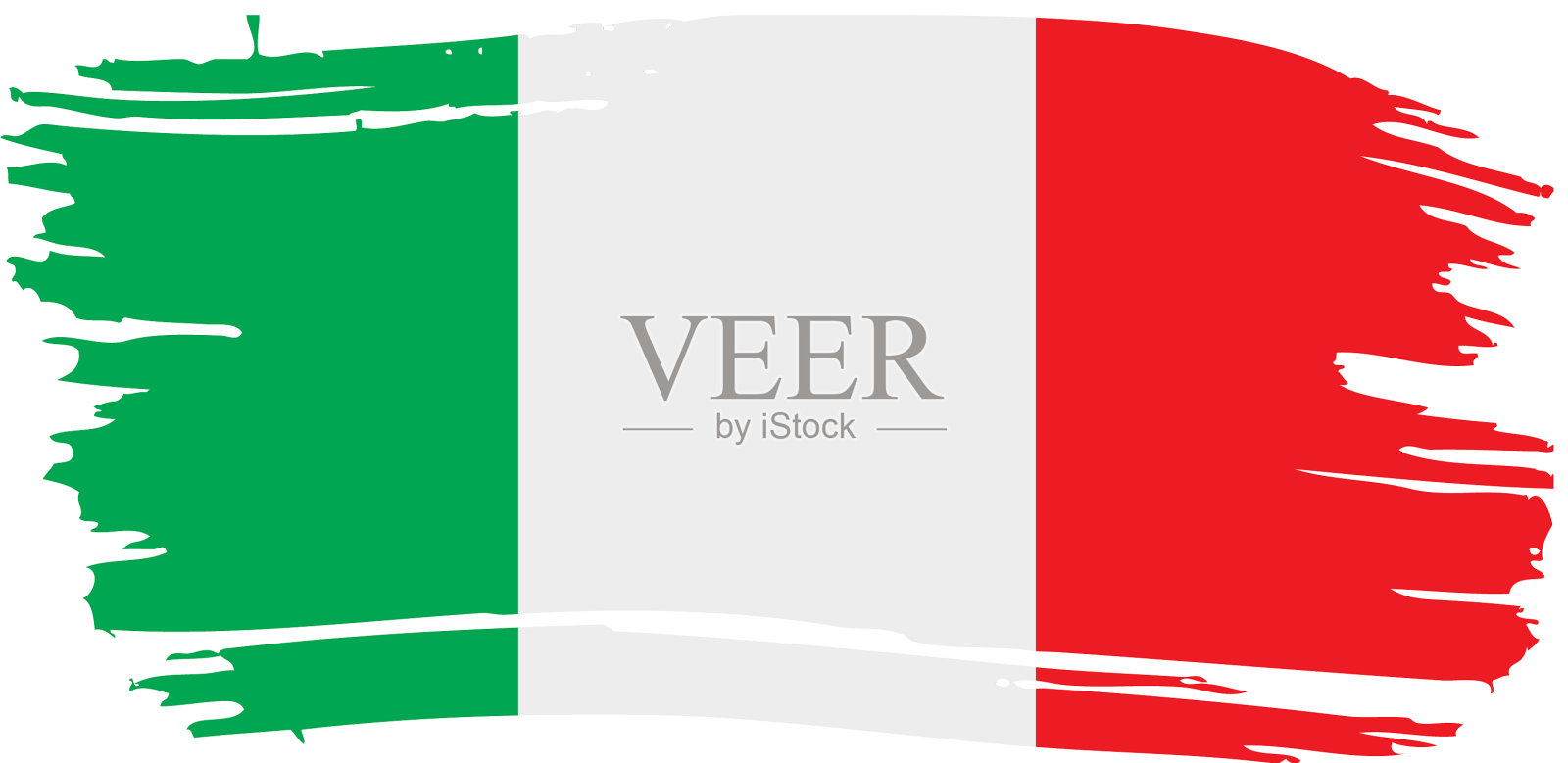 意大利国旗设计元素图片