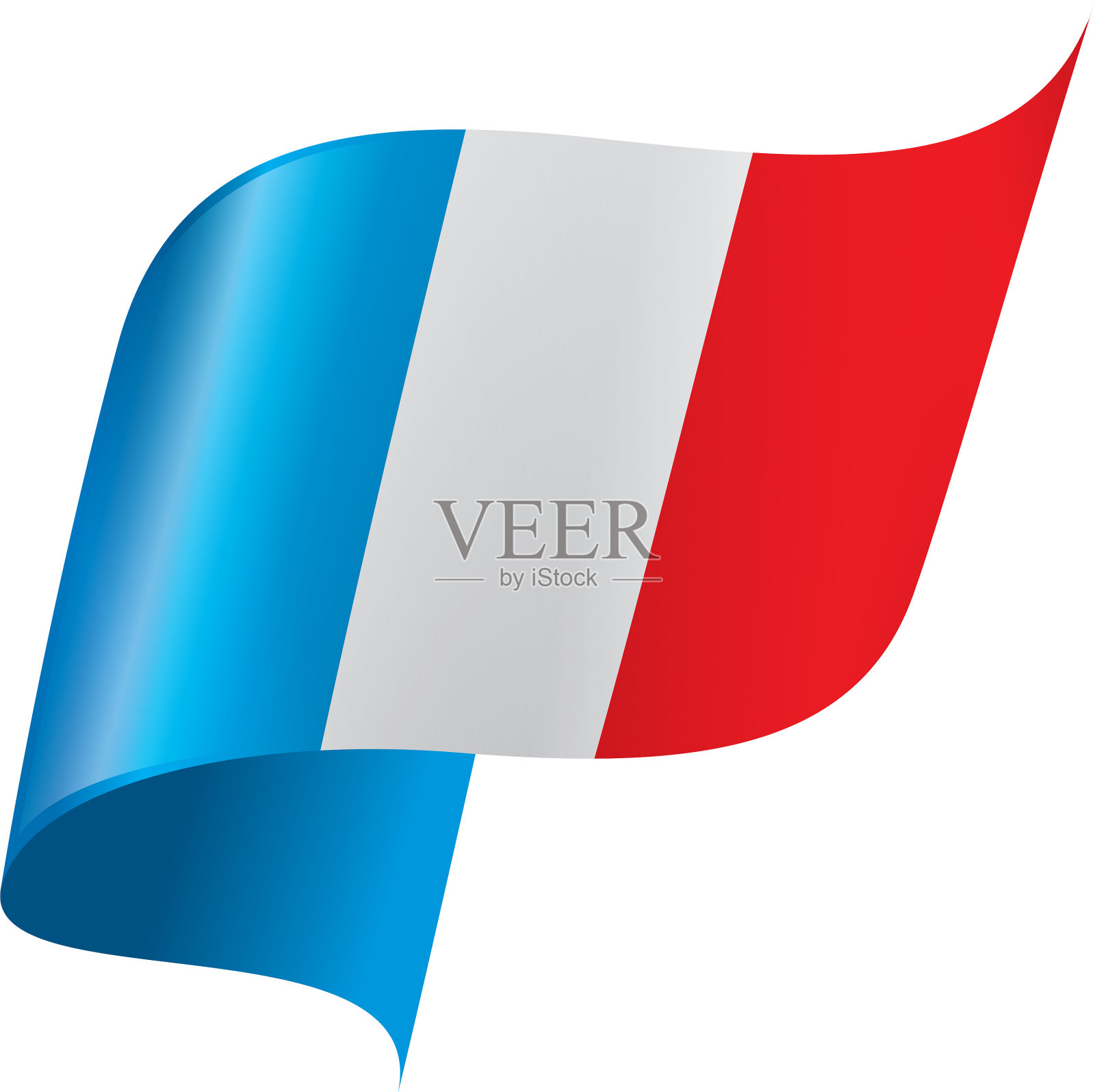 法国国旗设计元素图片