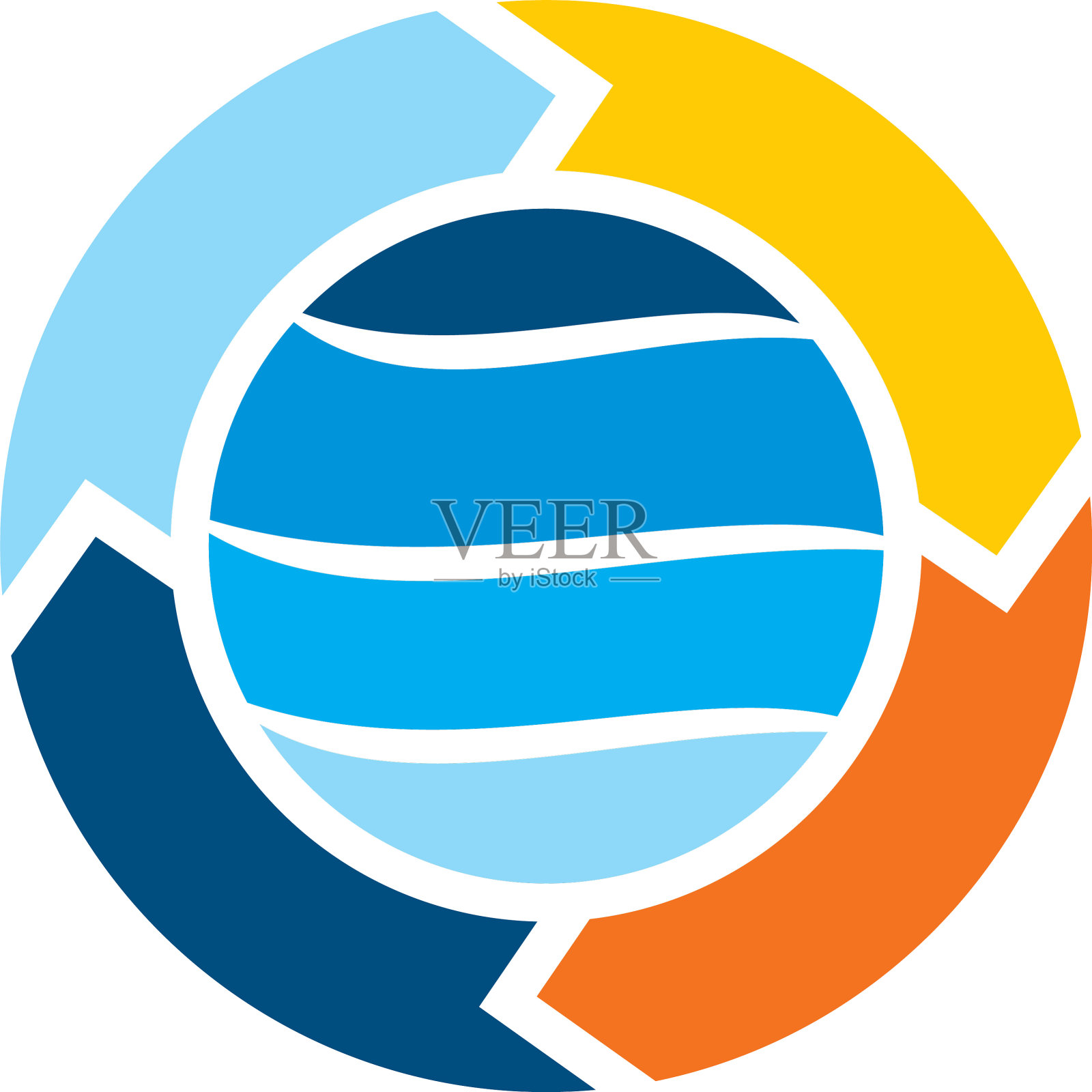 水的解决方案设计元素图片