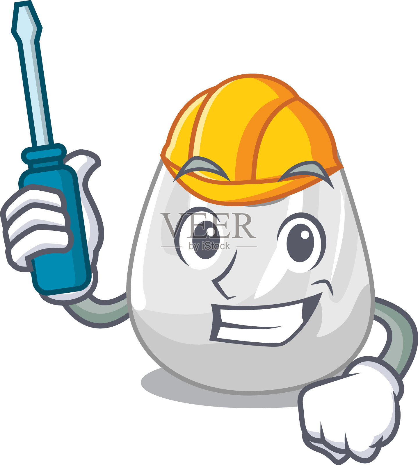 汽车塑料袋卡通吉祥物设计元素图片