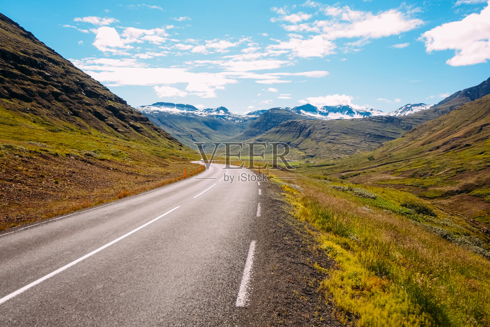 冰岛第一的柏油路照片摄影图片