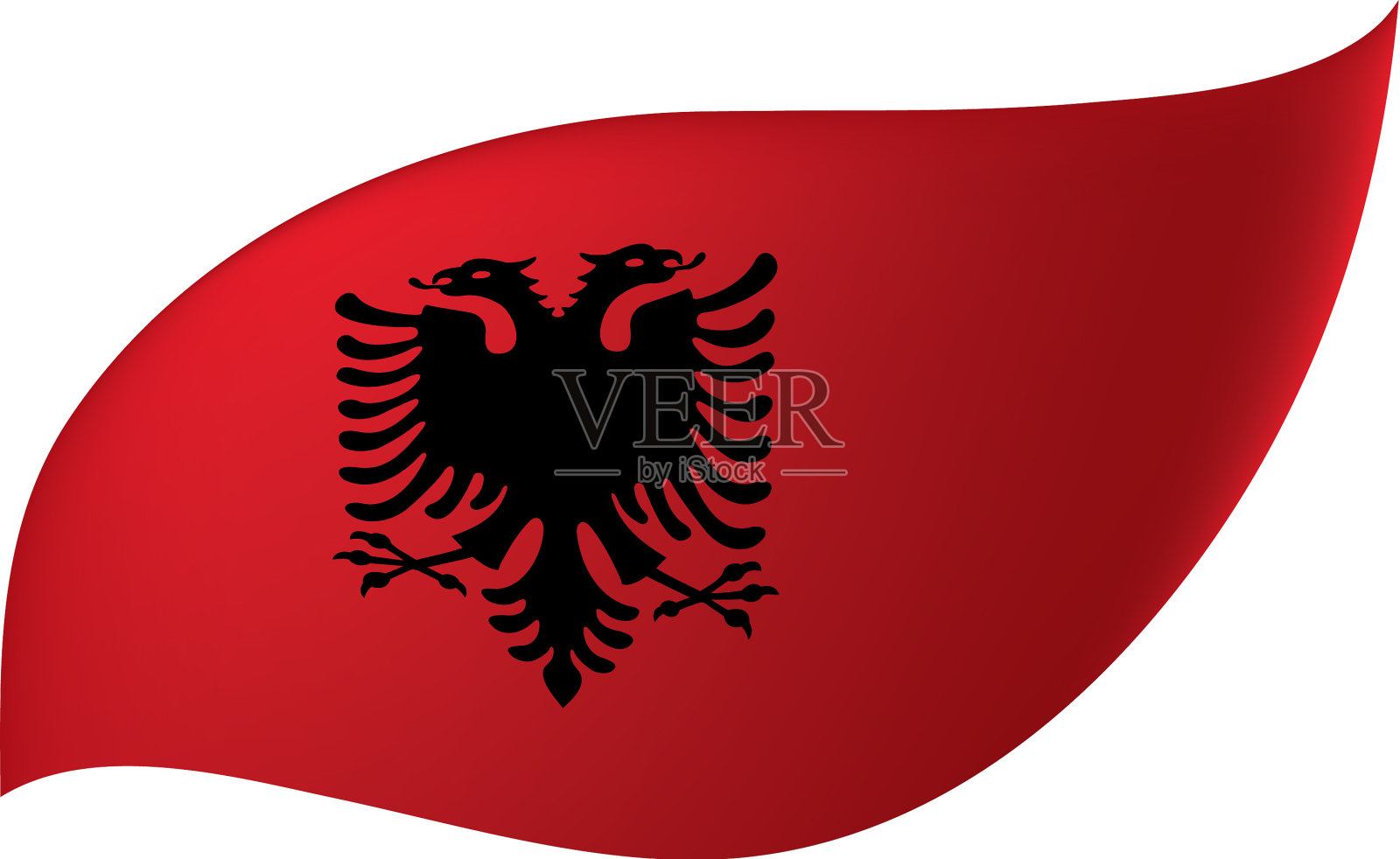 阿尔巴尼亚国旗设计元素图片