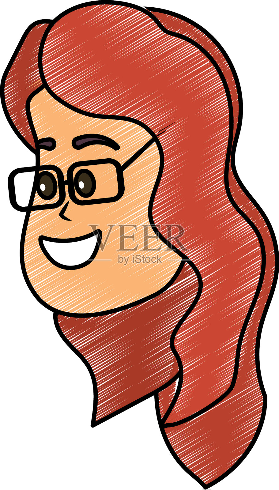 阿凡达女人的脸与发型设计设计元素图片