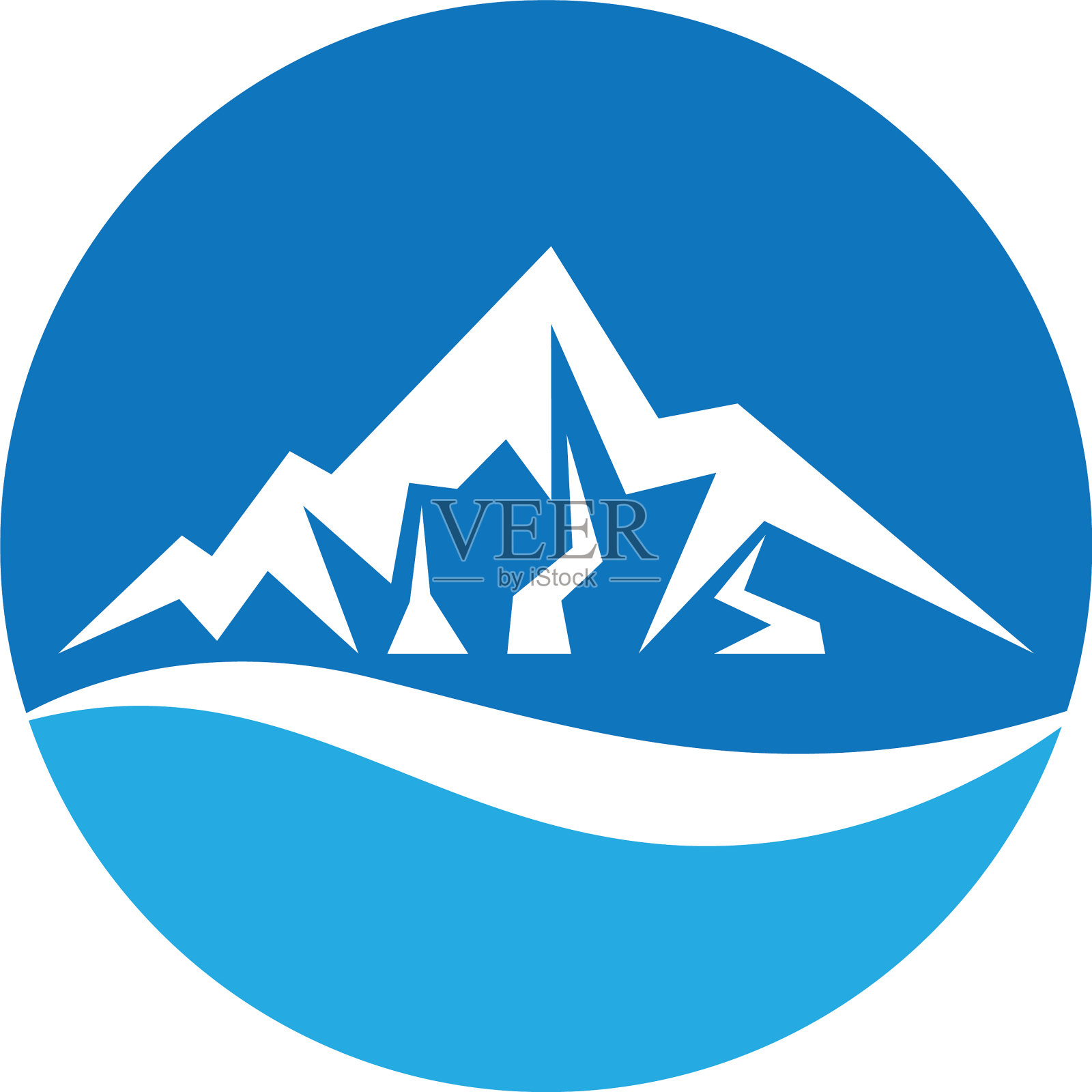 山的象征设计元素图片