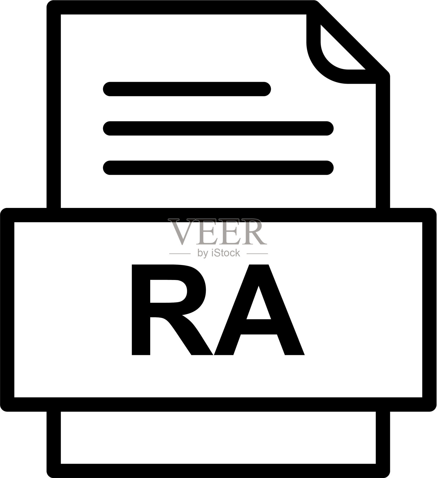 Ra文件文档图标设计元素图片