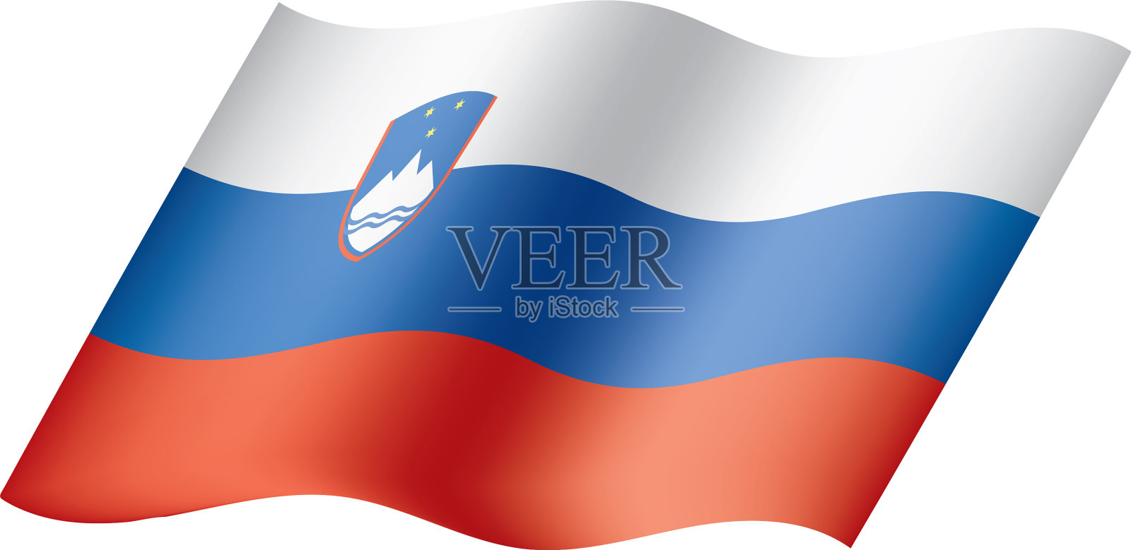 斯洛文尼亚的旗帜设计元素图片