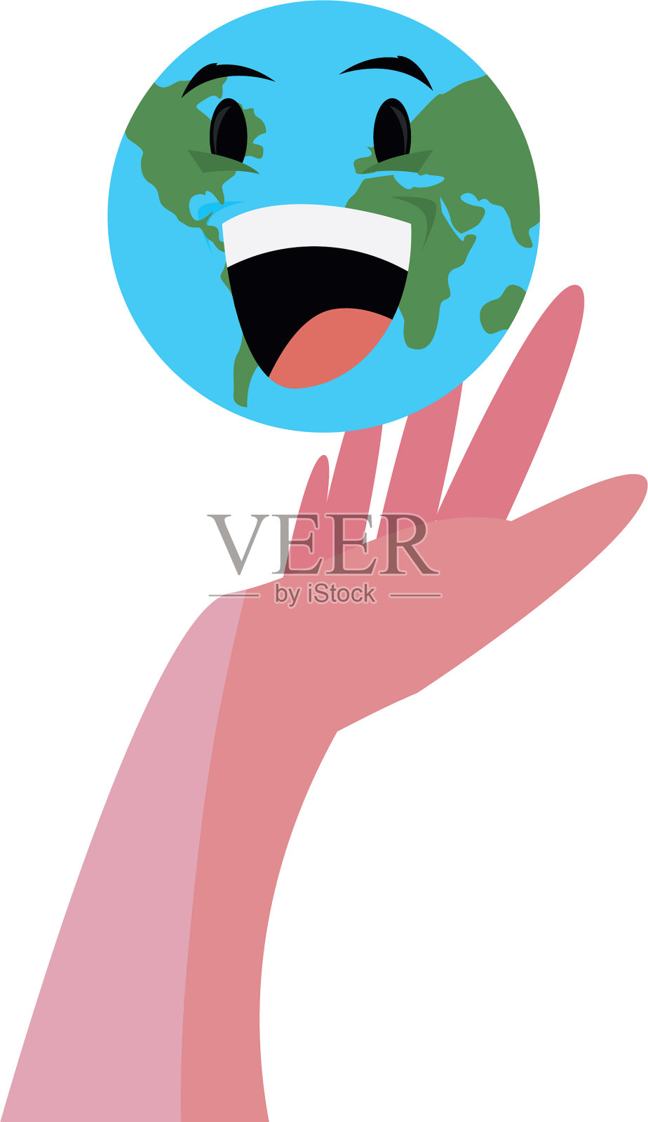 快乐的地球日设计元素图片