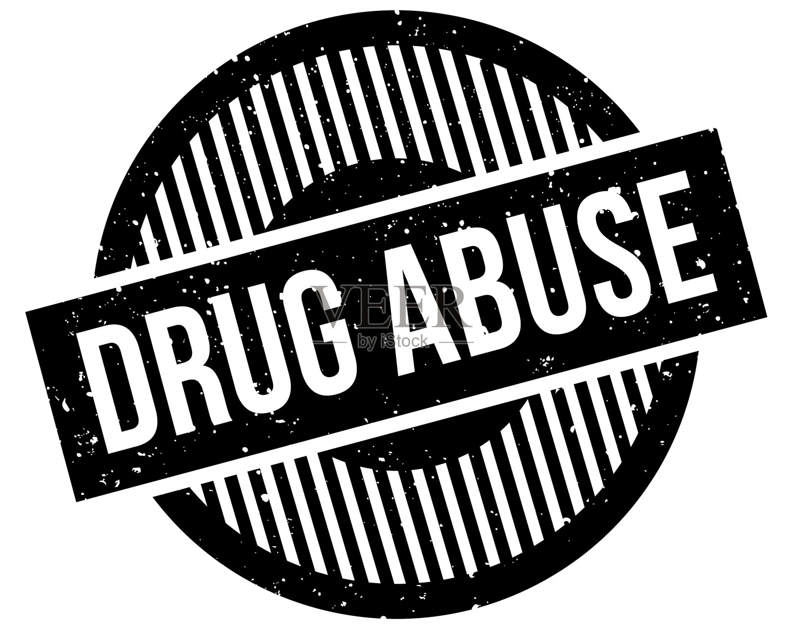 药物滥用橡皮图章设计元素图片