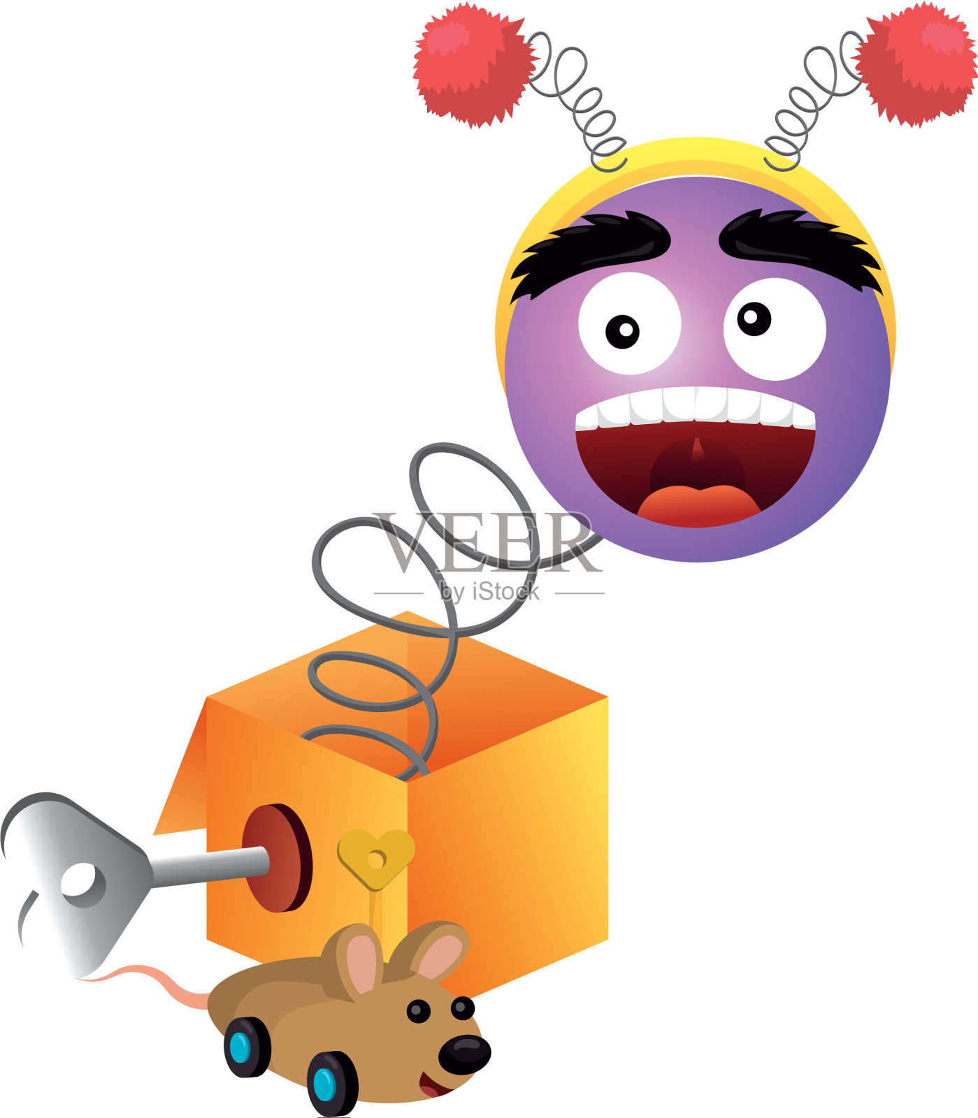 愚人节卡通设计元素图片