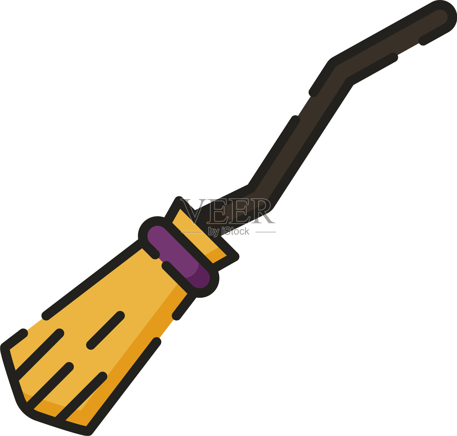 扫帚linecolor设计元素图片