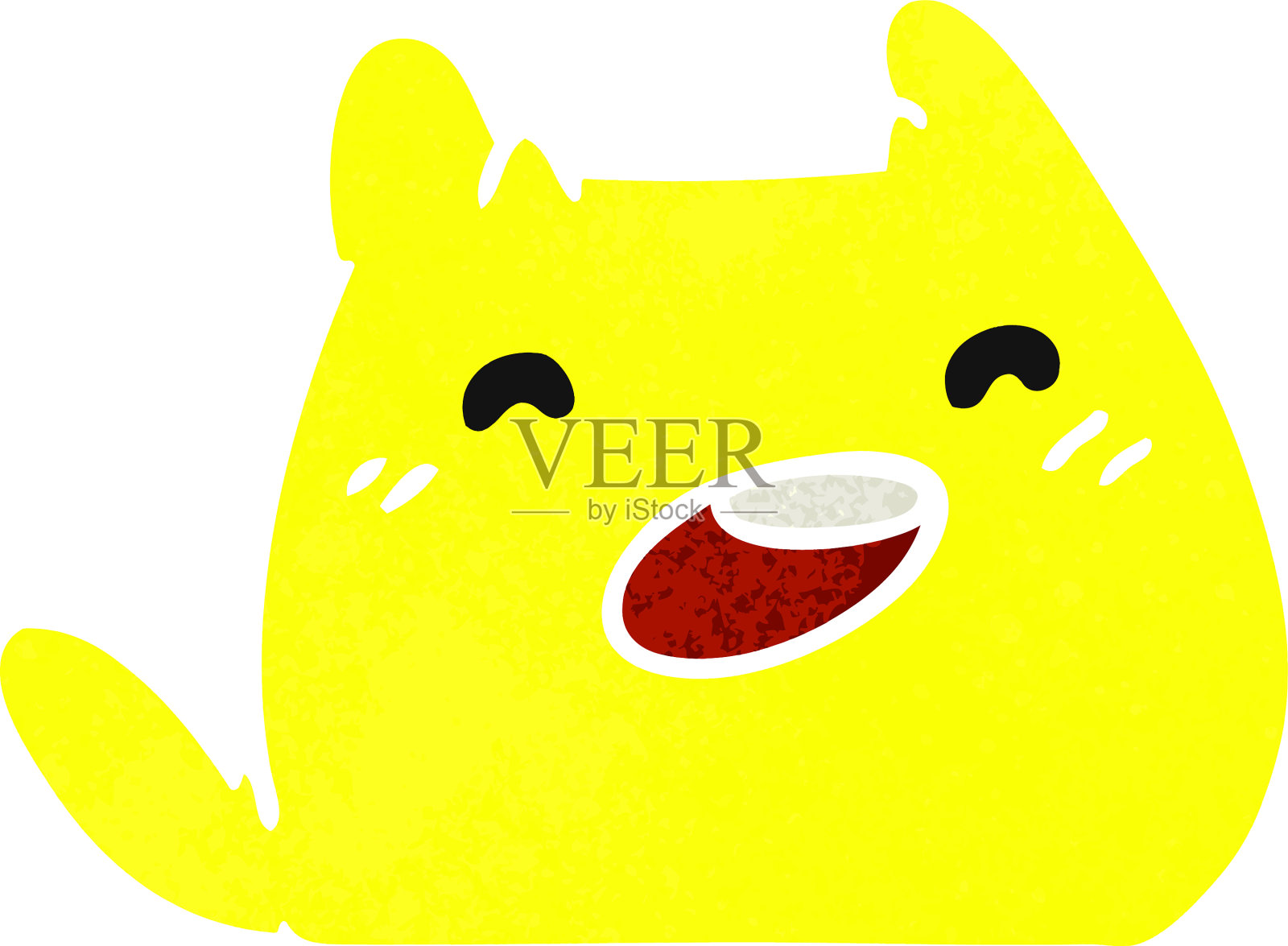 复古卡通卡哇伊外星人宠物设计元素图片