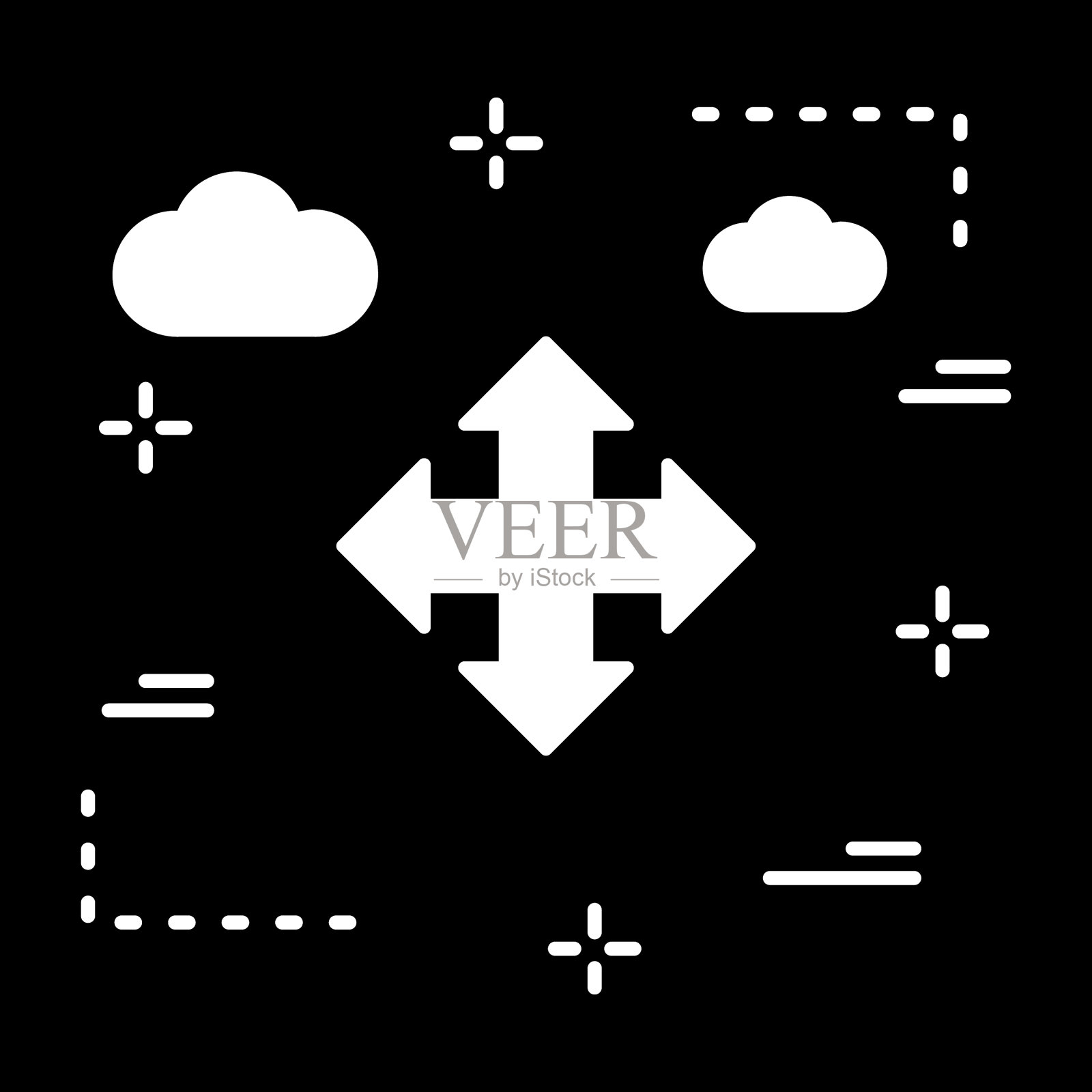 方向图标插画图片素材