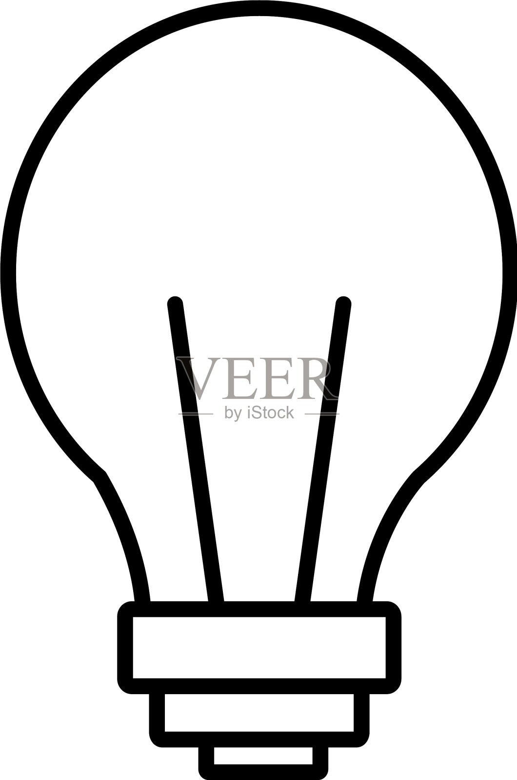 光灯泡图标图标素材