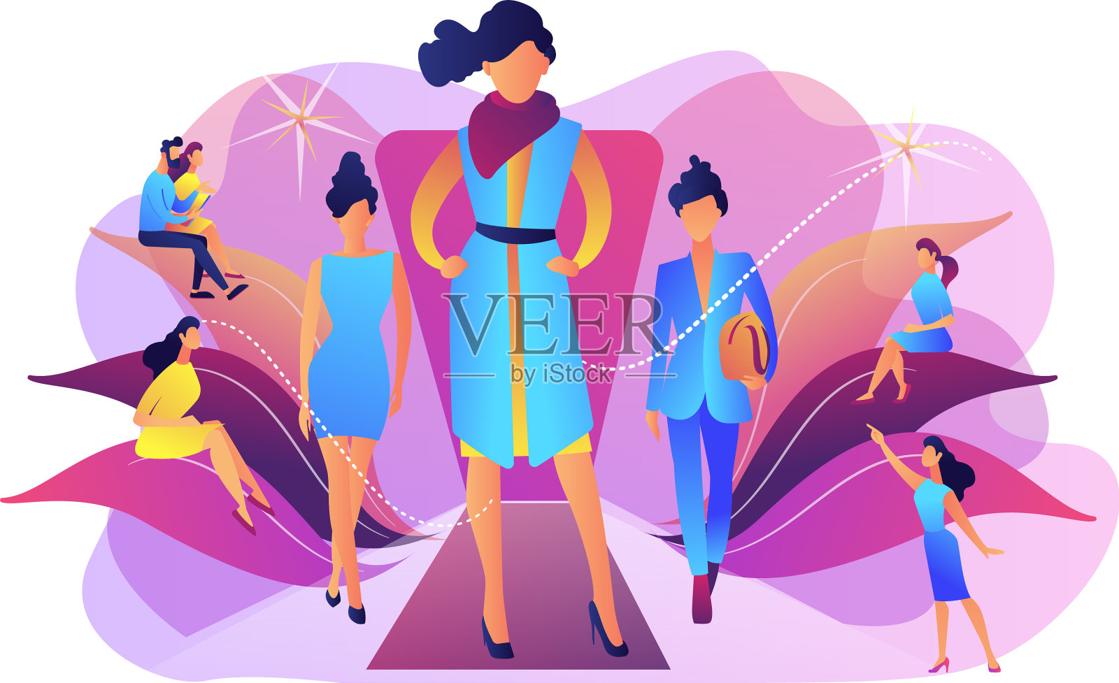 时装周的概念设计元素图片