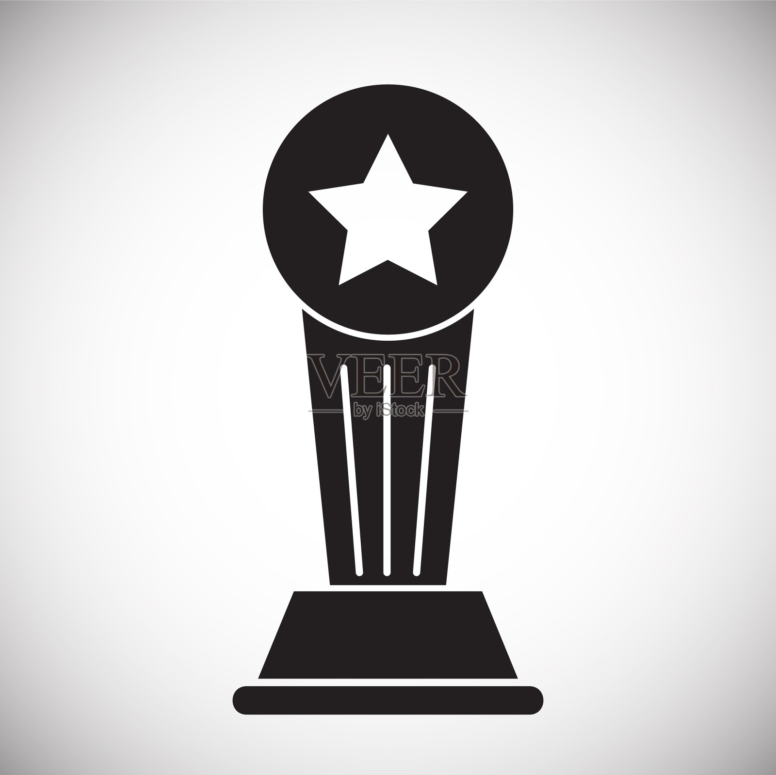 奖项图标在图形和网络的背景插画图片素材