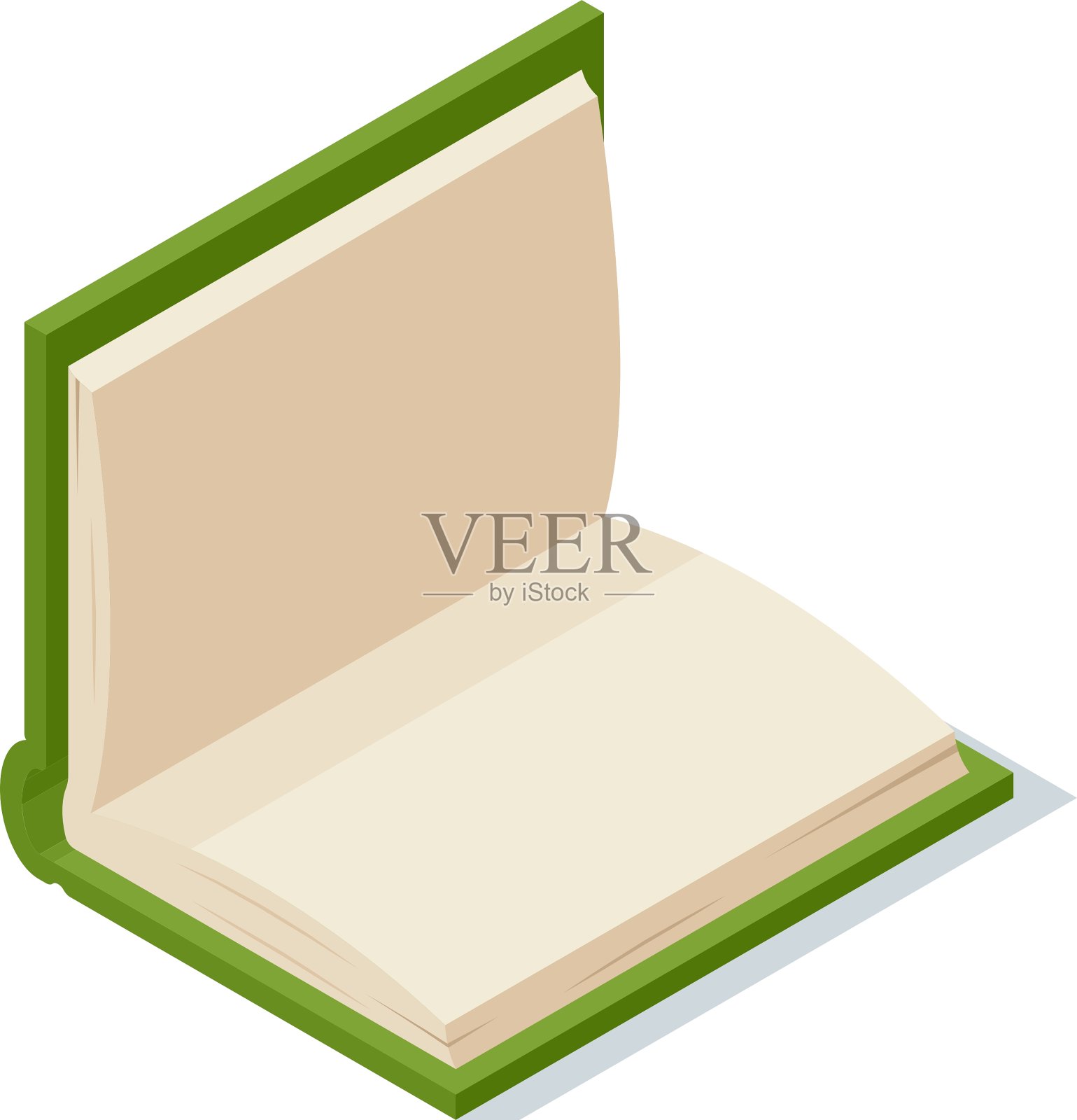 等距书图标设计元素图片