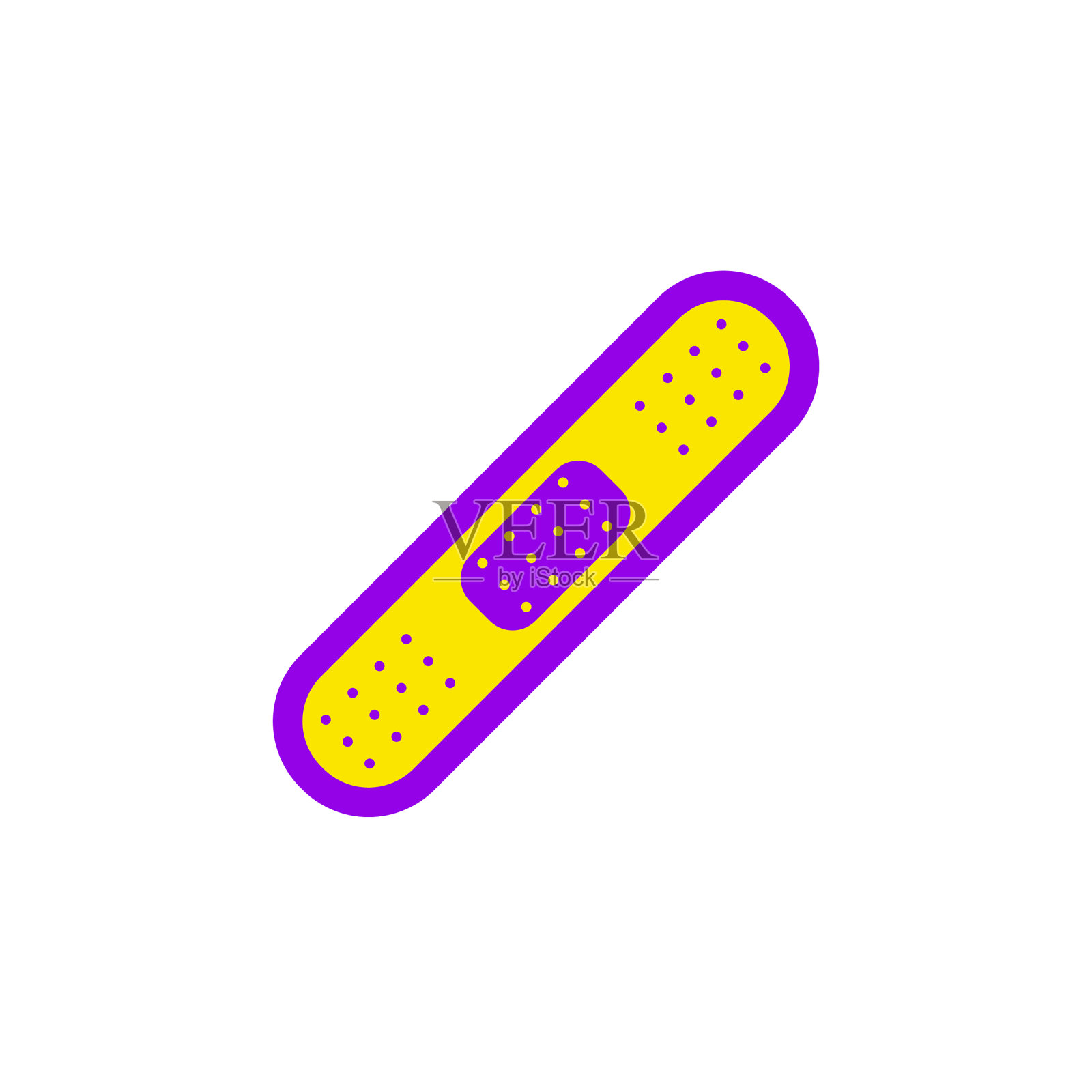 扁平的药膏插画图片素材