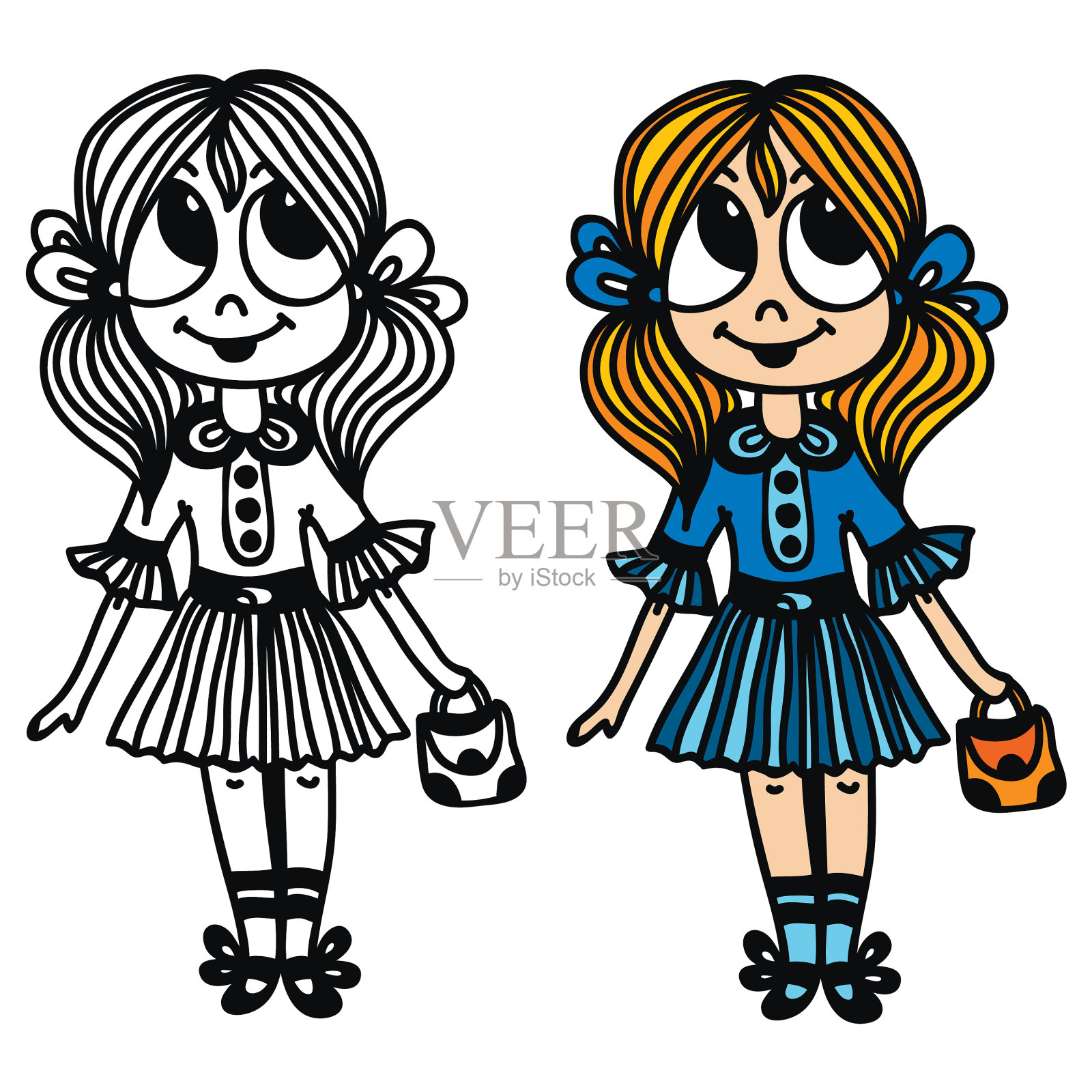 女孩设计元素图片