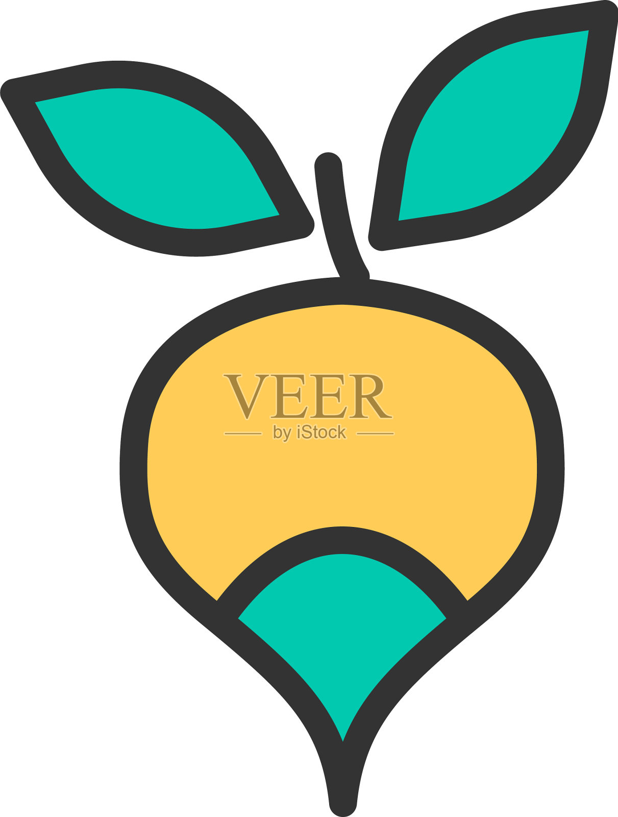 萝卜图标设计美食图标设计设计元素图片