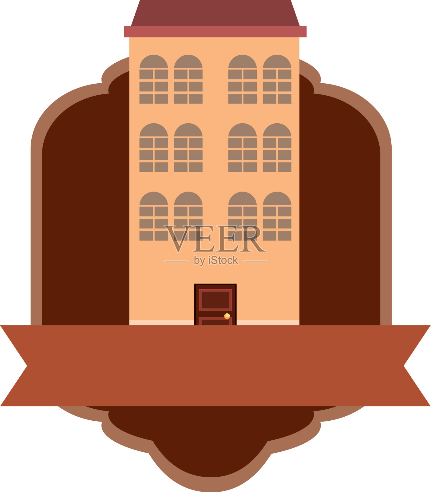 古色古香的建筑经典标志设计元素图片