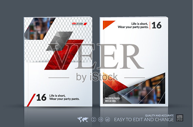 商业模板宣传册版面封面设计模板素材