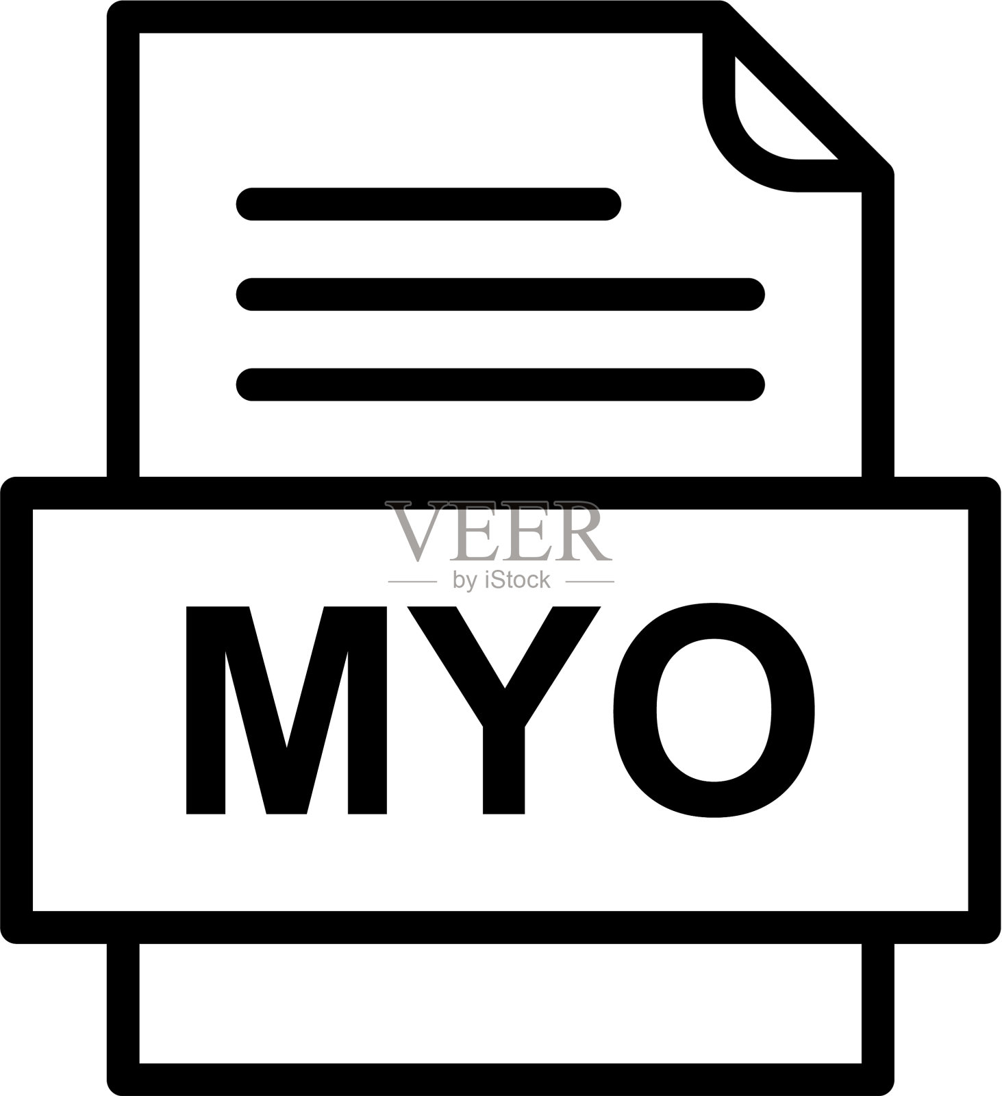 Myo文件文件图标设计元素图片