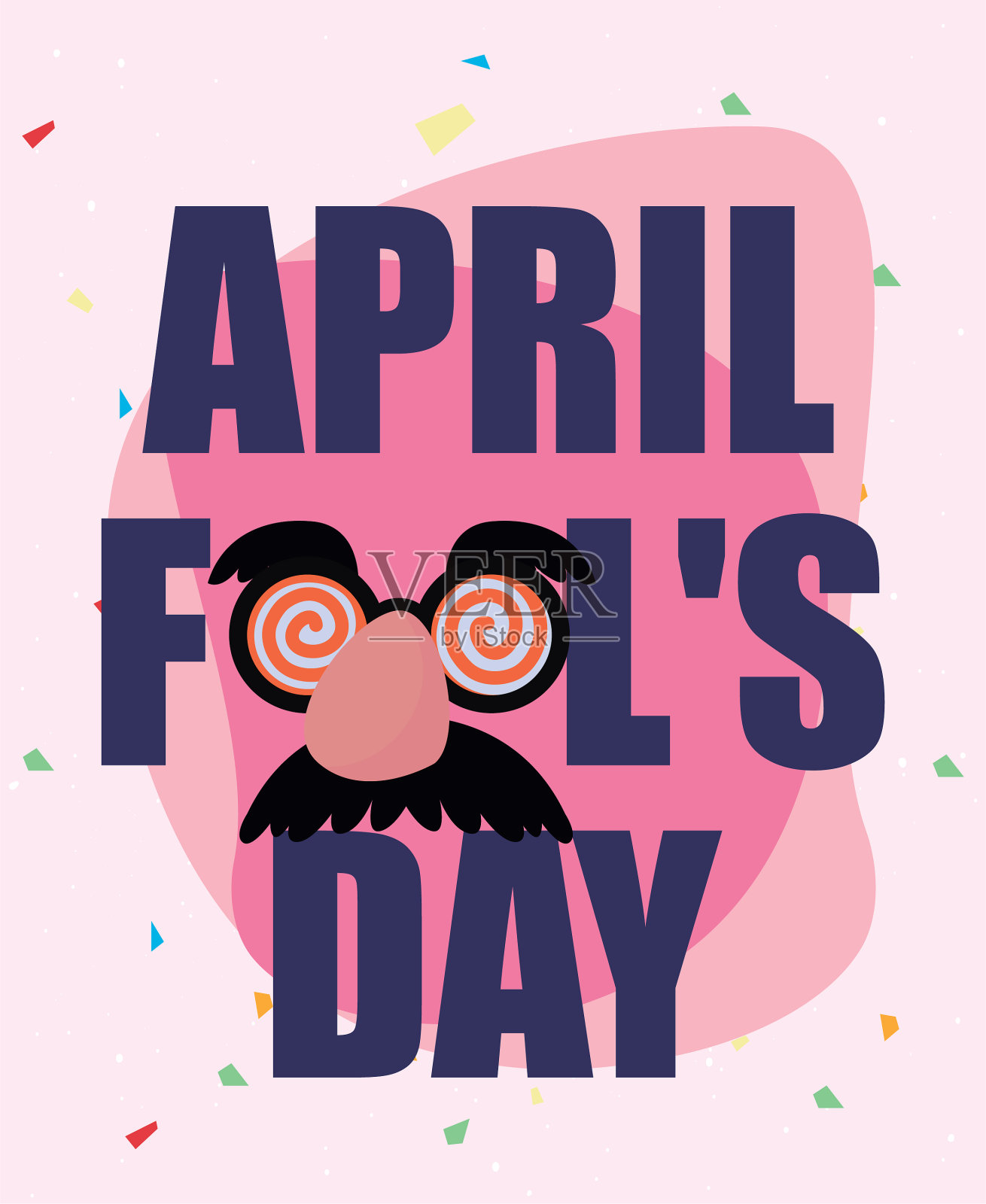 愚人节插画图片素材