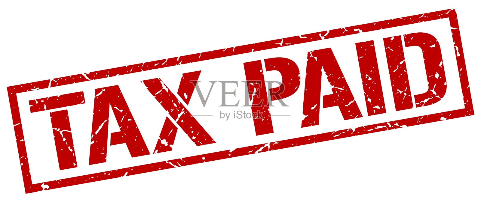 税付邮票设计元素图片