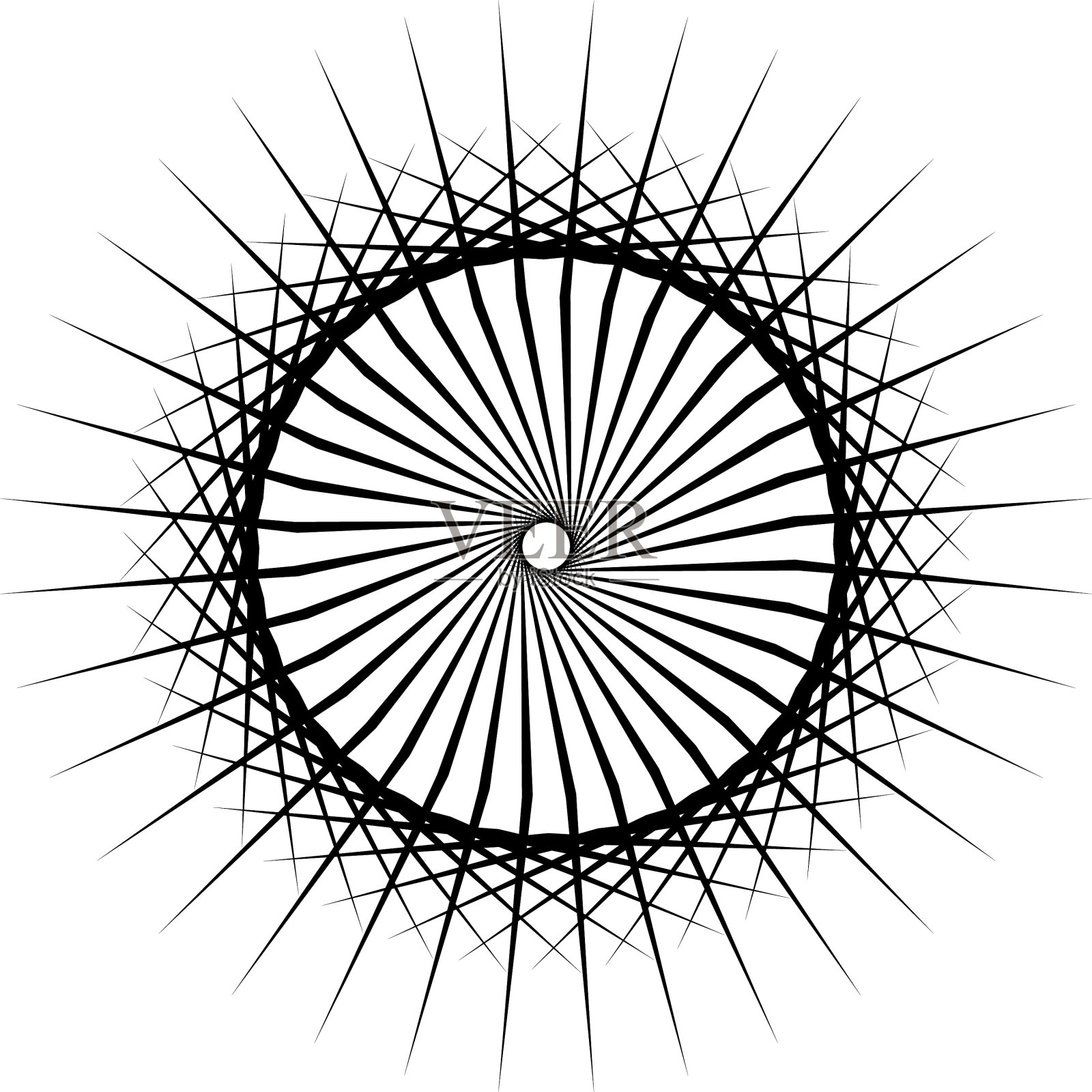 抽象的黑色和白色元素之上的白色插画图片素材