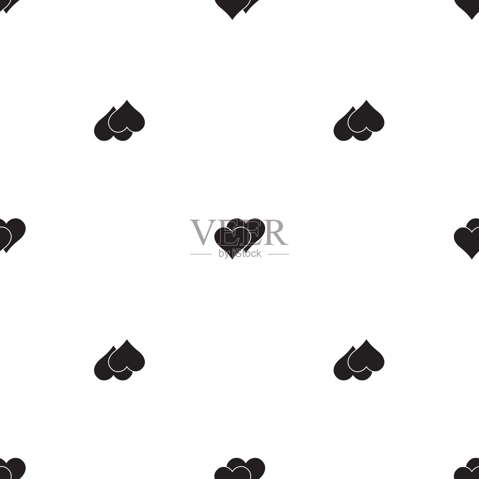 黑心图标图案插画图片素材