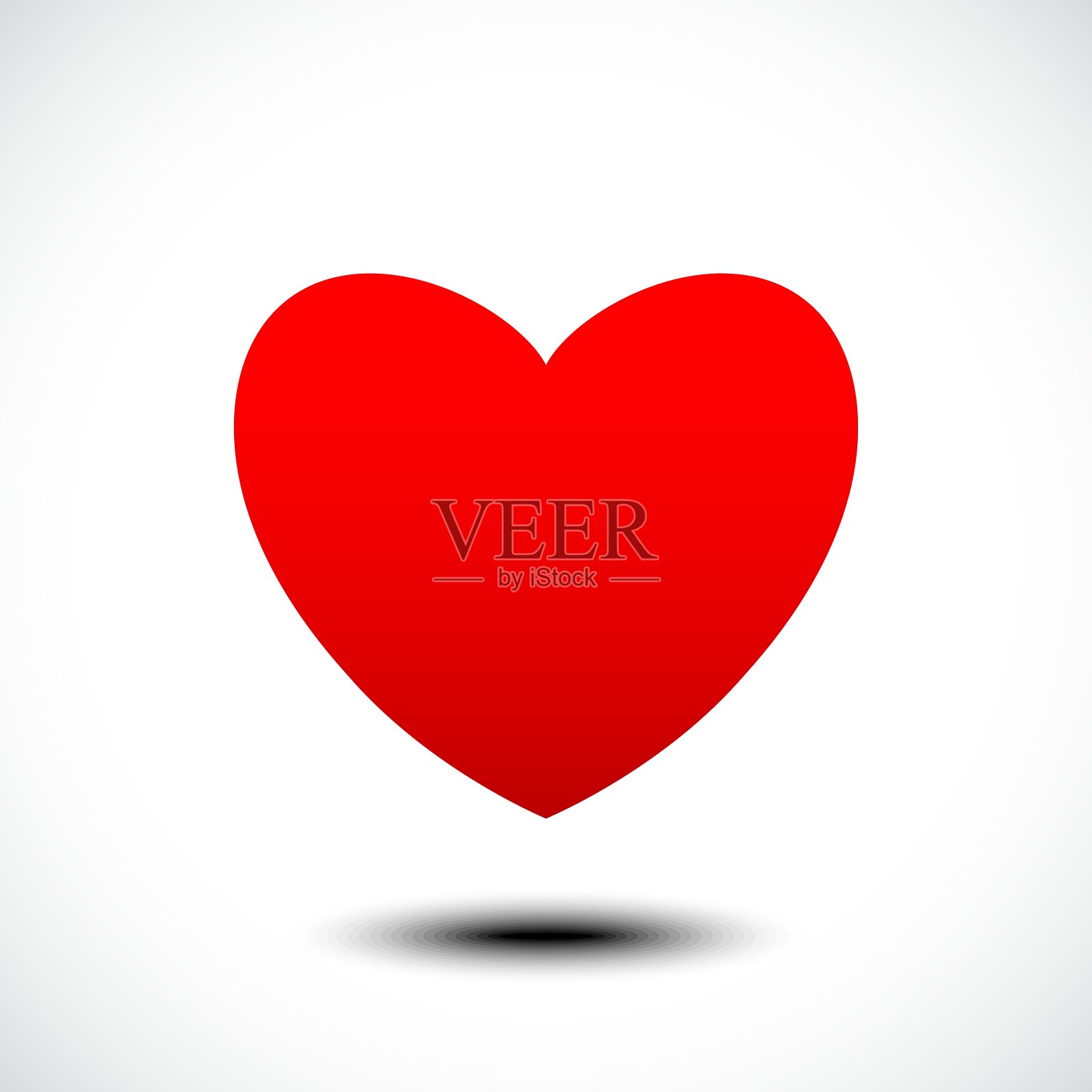 心形符号设计插画图片素材