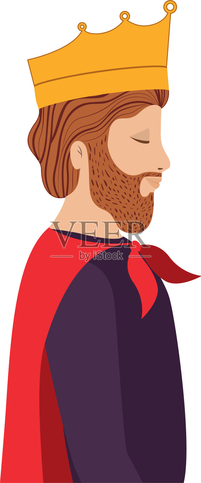 聪明人管理性格插画图片素材