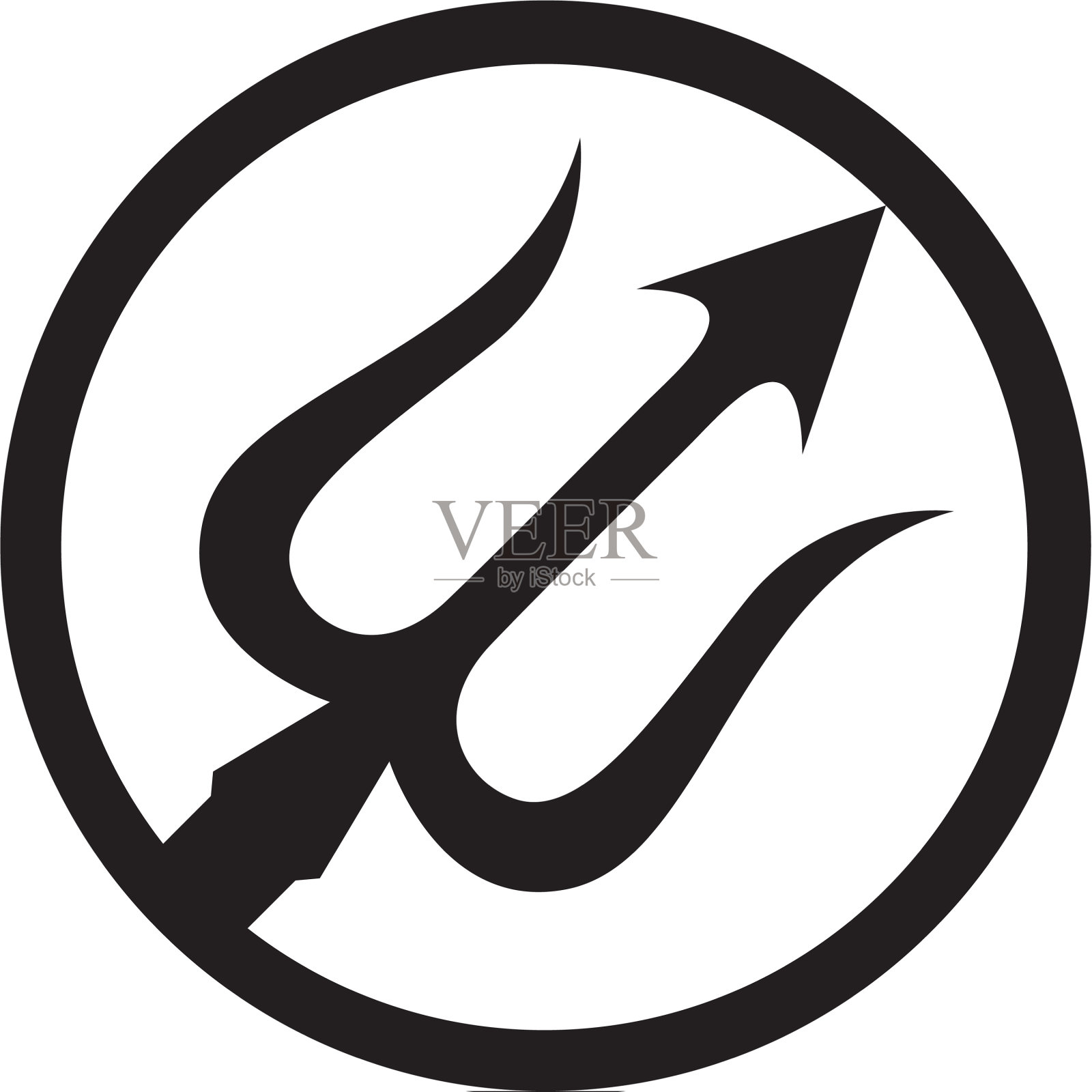 神奇的三叉戟标志图标素材