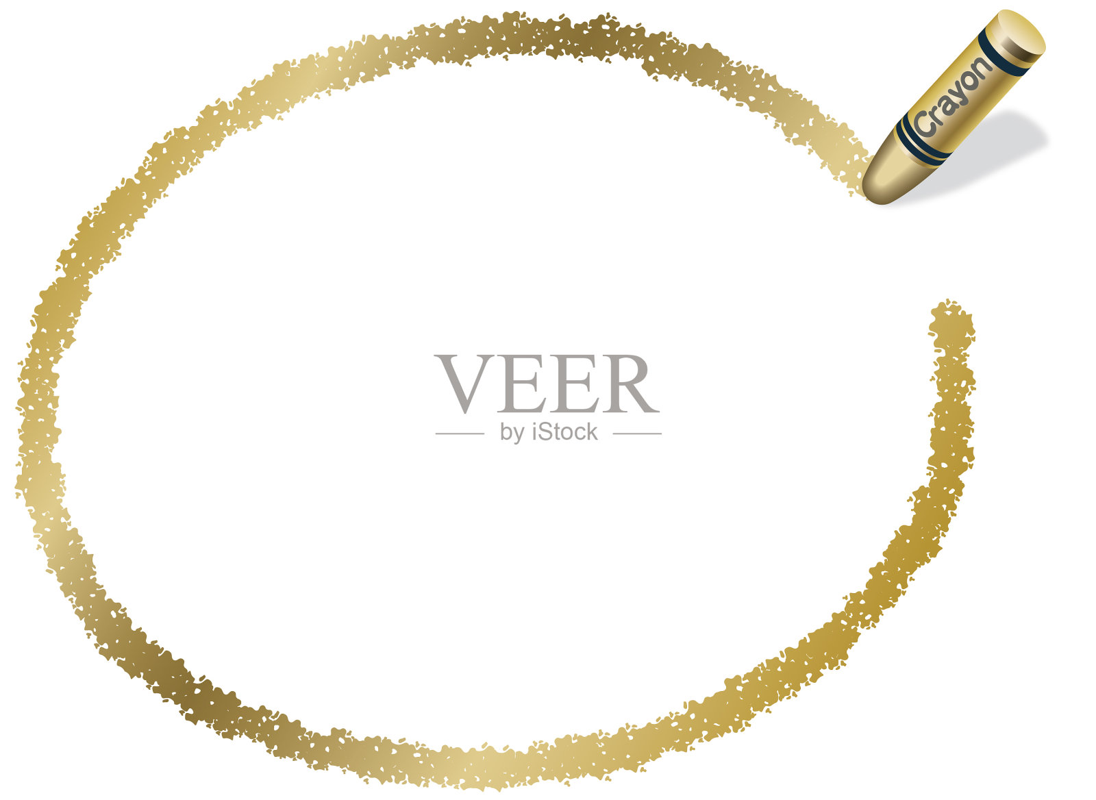 蜡笔信息框2黄金设计元素图片