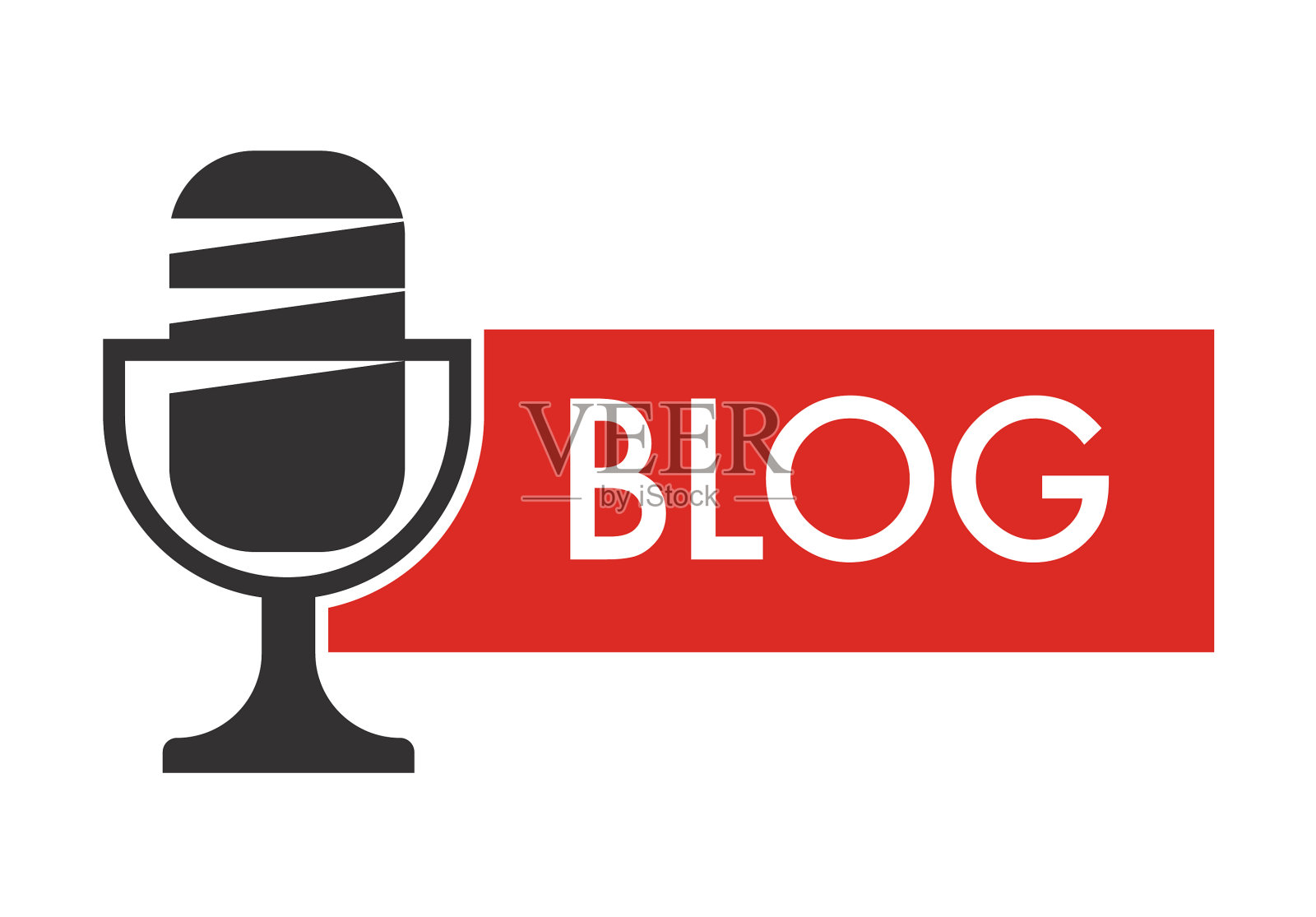 博客广播与旧多媒体源设计元素图片