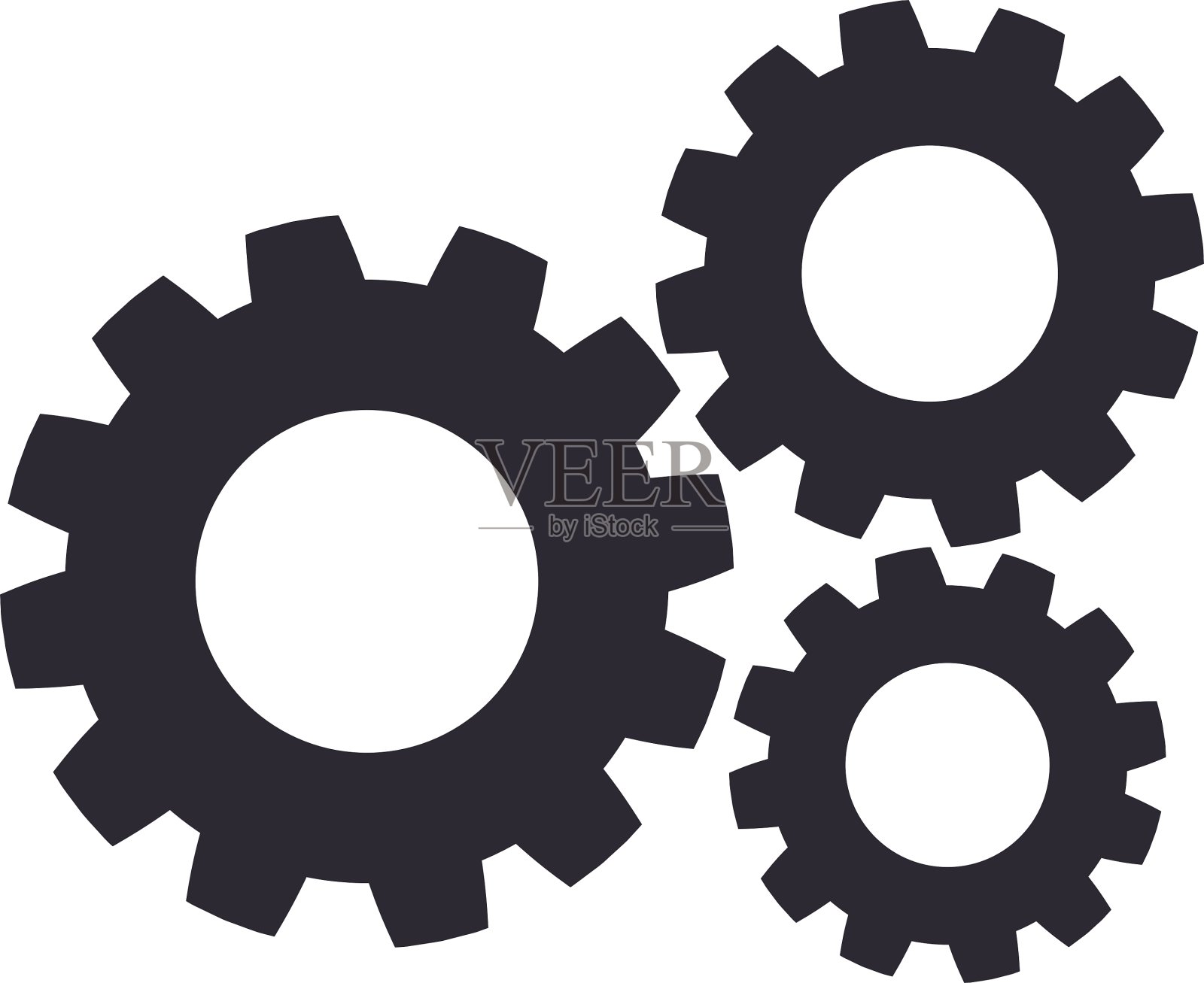 基拉齿轮团队合作图标素材