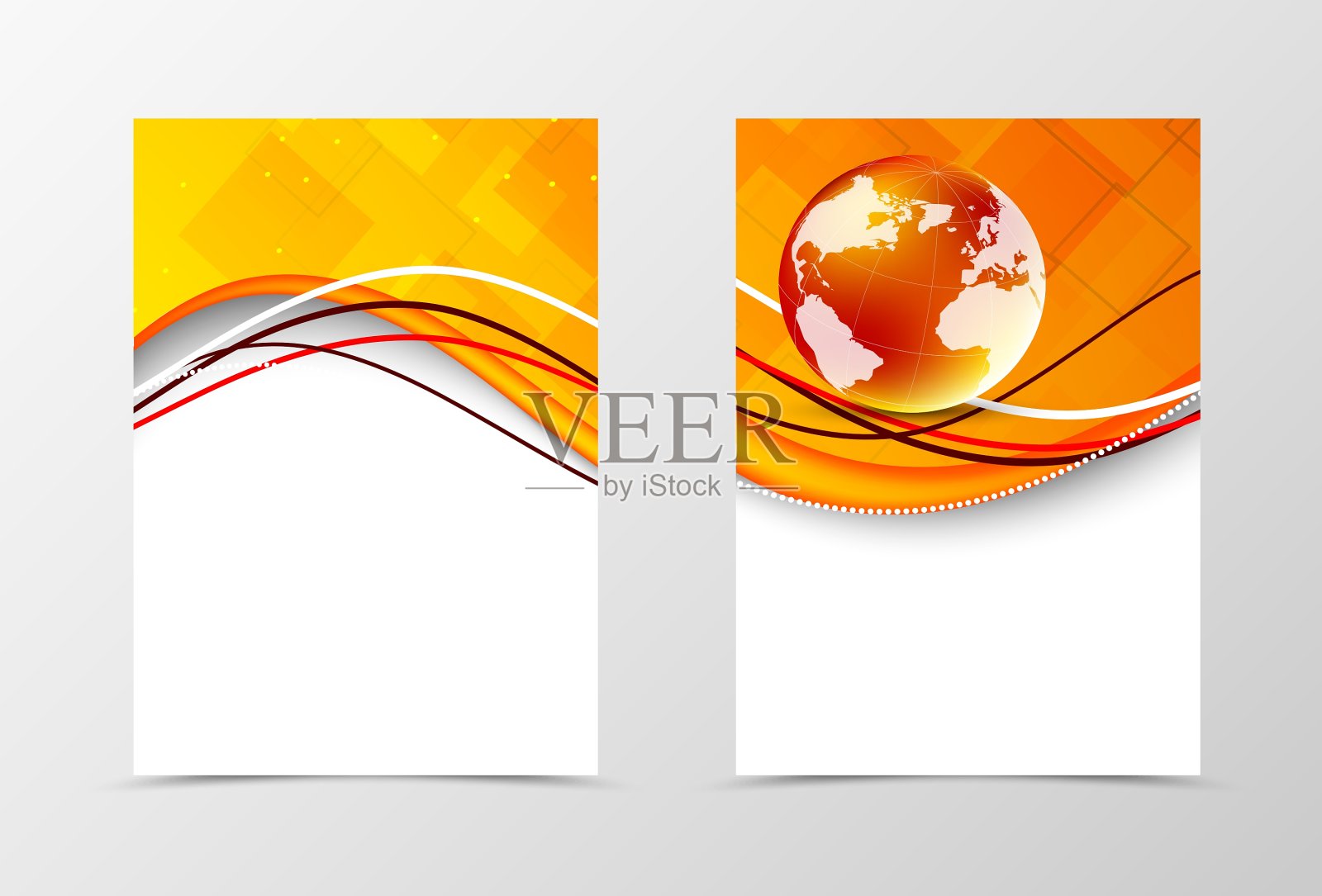 前后工艺波飞模板设计模板素材