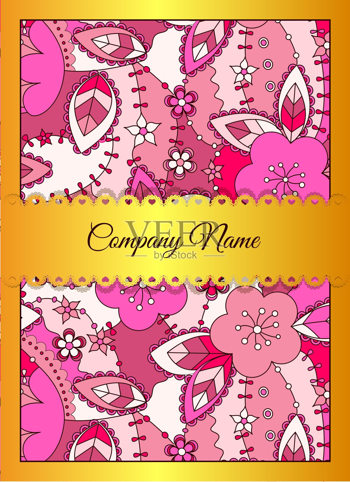 花卉业务只螃蟹设计模板素材